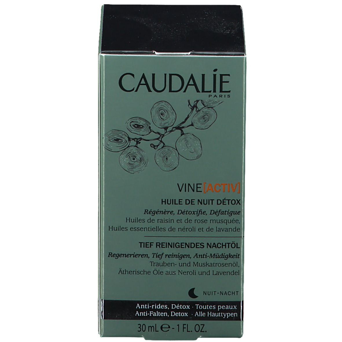 CAUDALIE VINEACTIV Tief Reinigendes Nachtöl