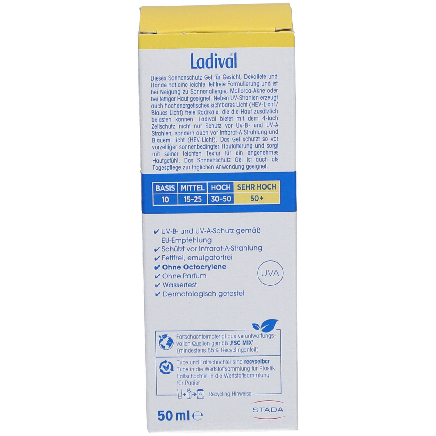 LADIVAL Sonnenschutz-Gel Für Allergische Haut