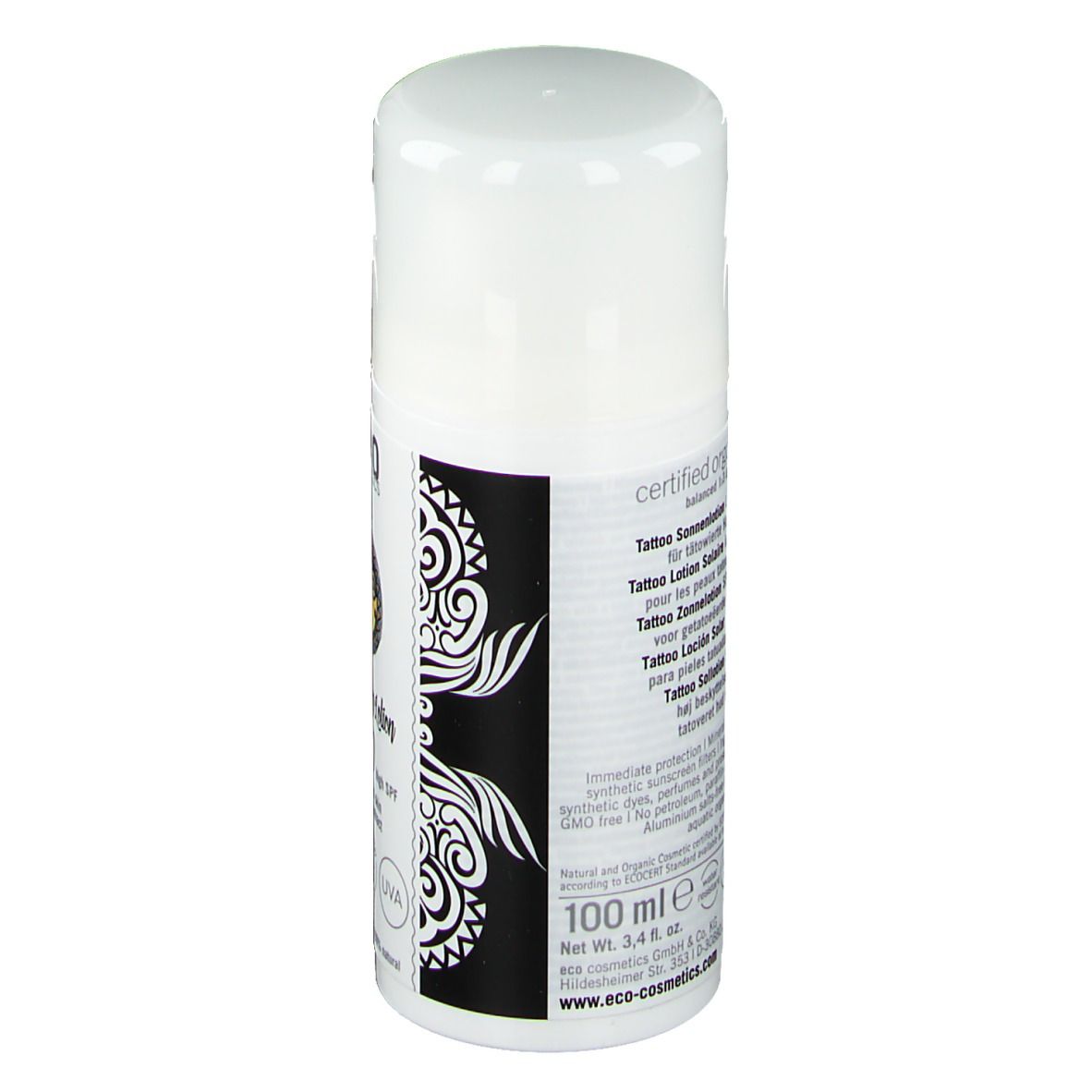 eco cosmetics Tattoo Lotion solaire SPF 30