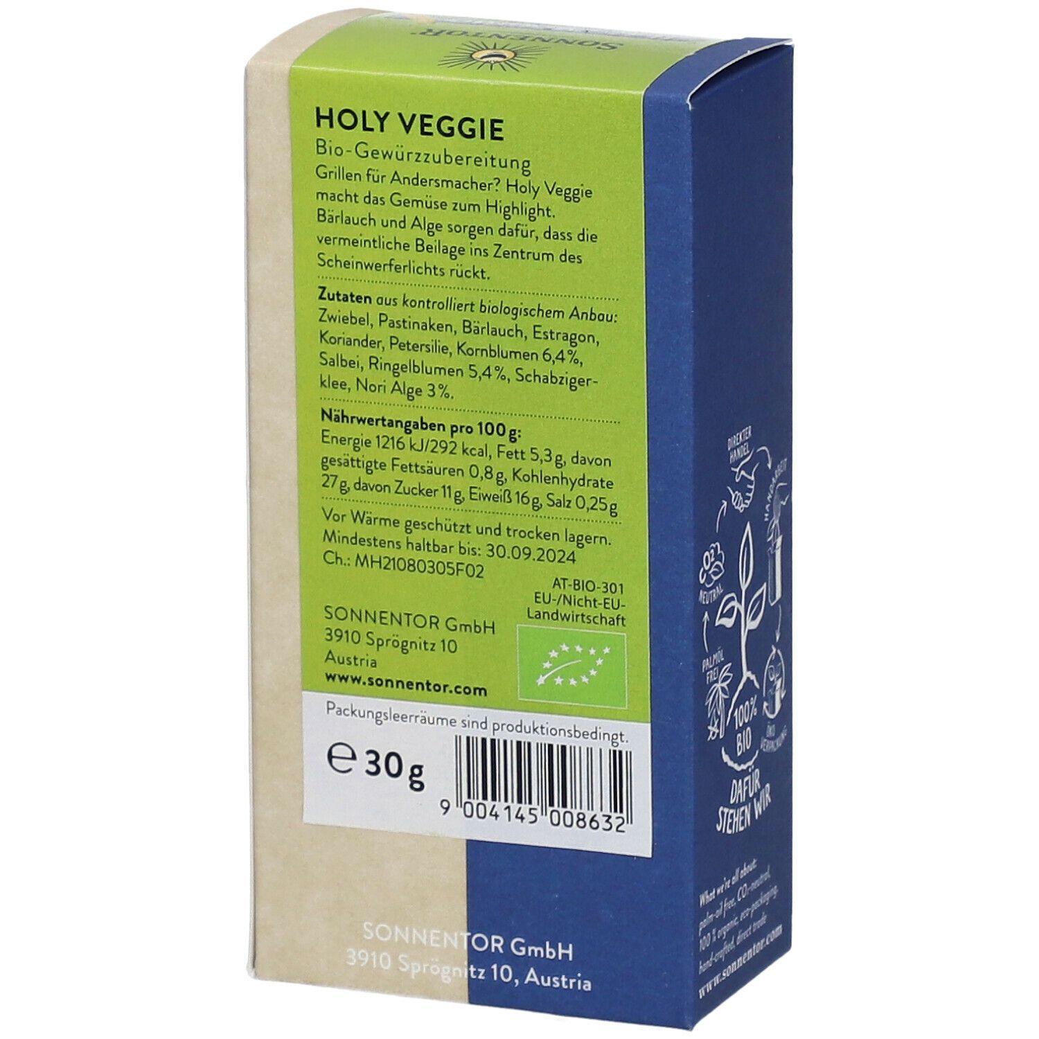 SonnentoR® Condiment pour barbecue Holy Veggie