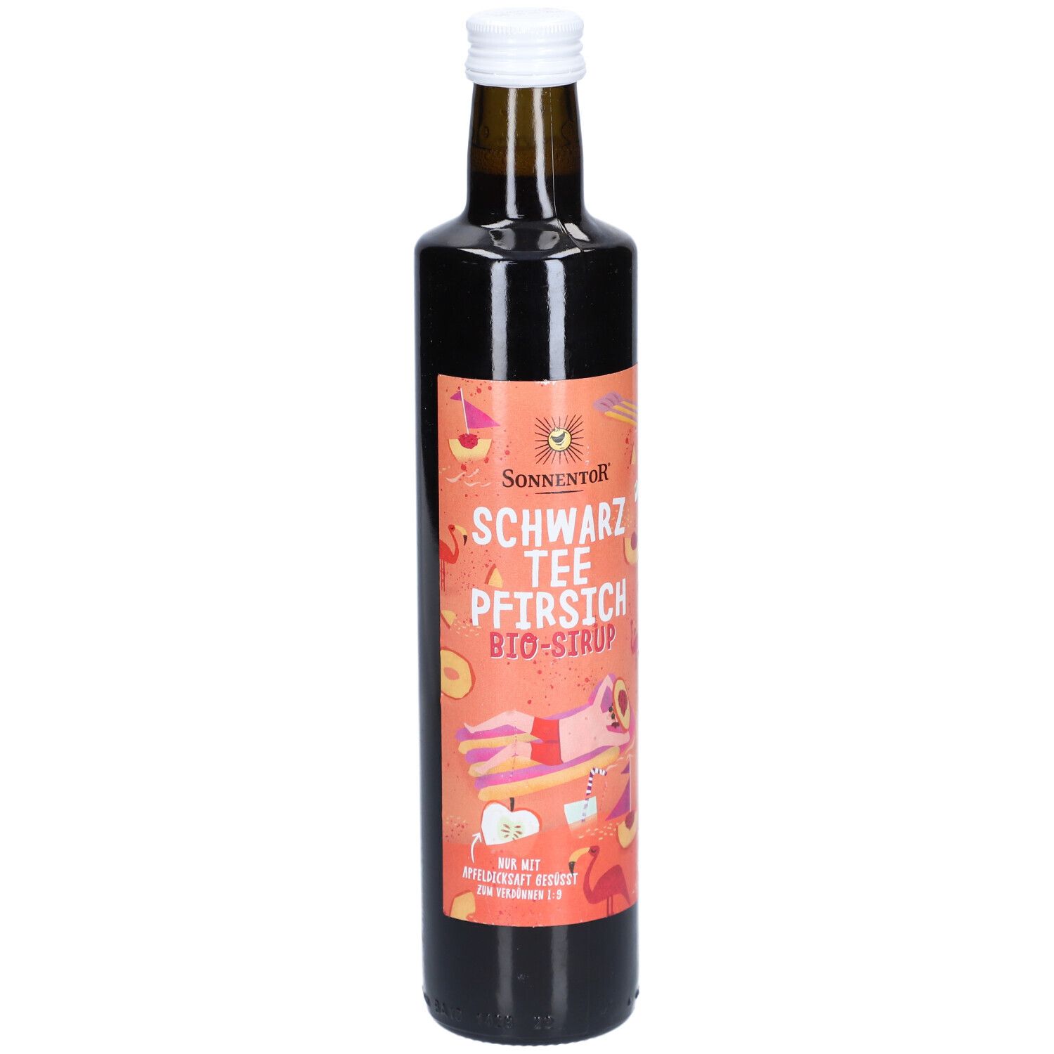 SONNENTOR® Sirop de thé noir et de pêche glacée