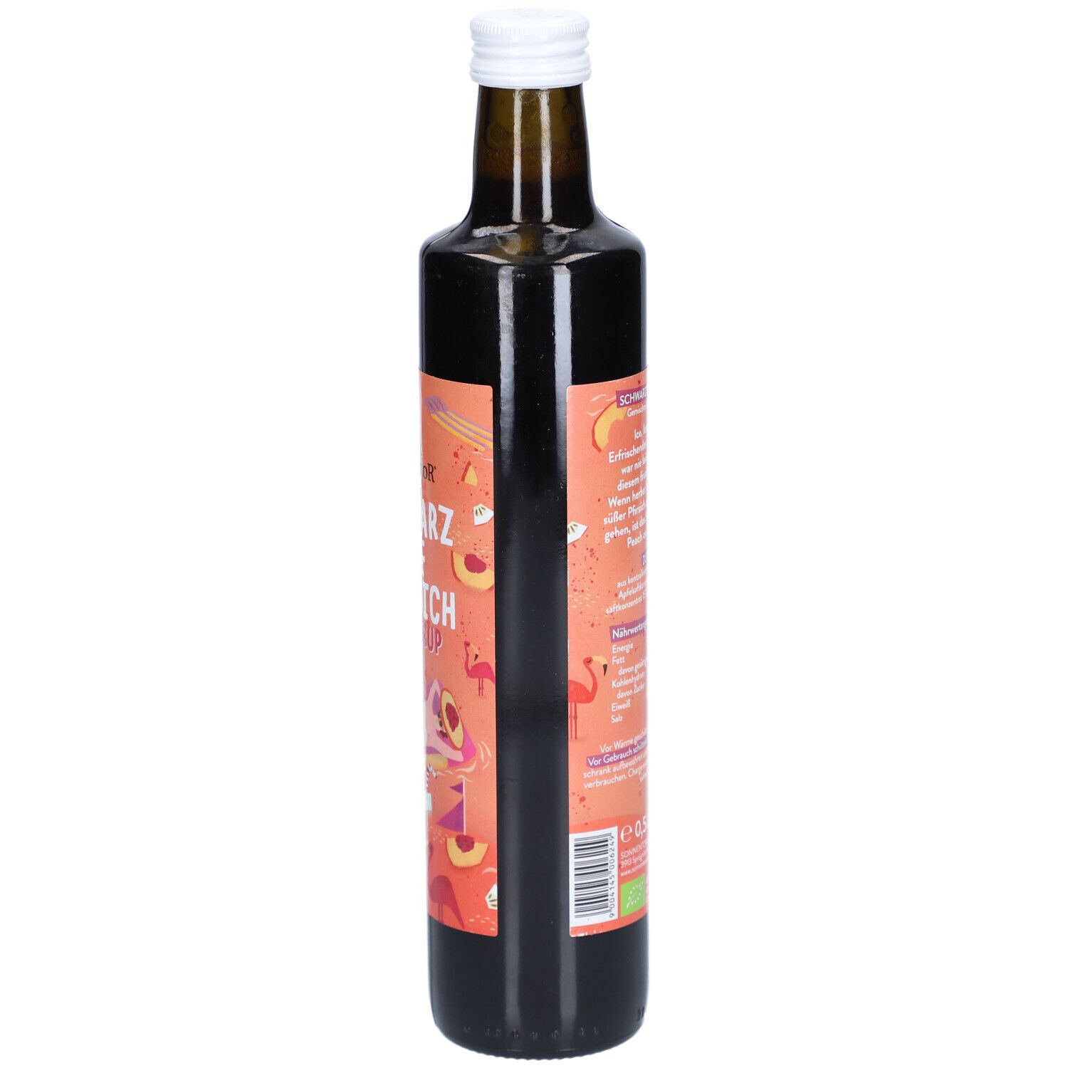 SONNENTOR® Sirop de thé noir et de pêche glacée