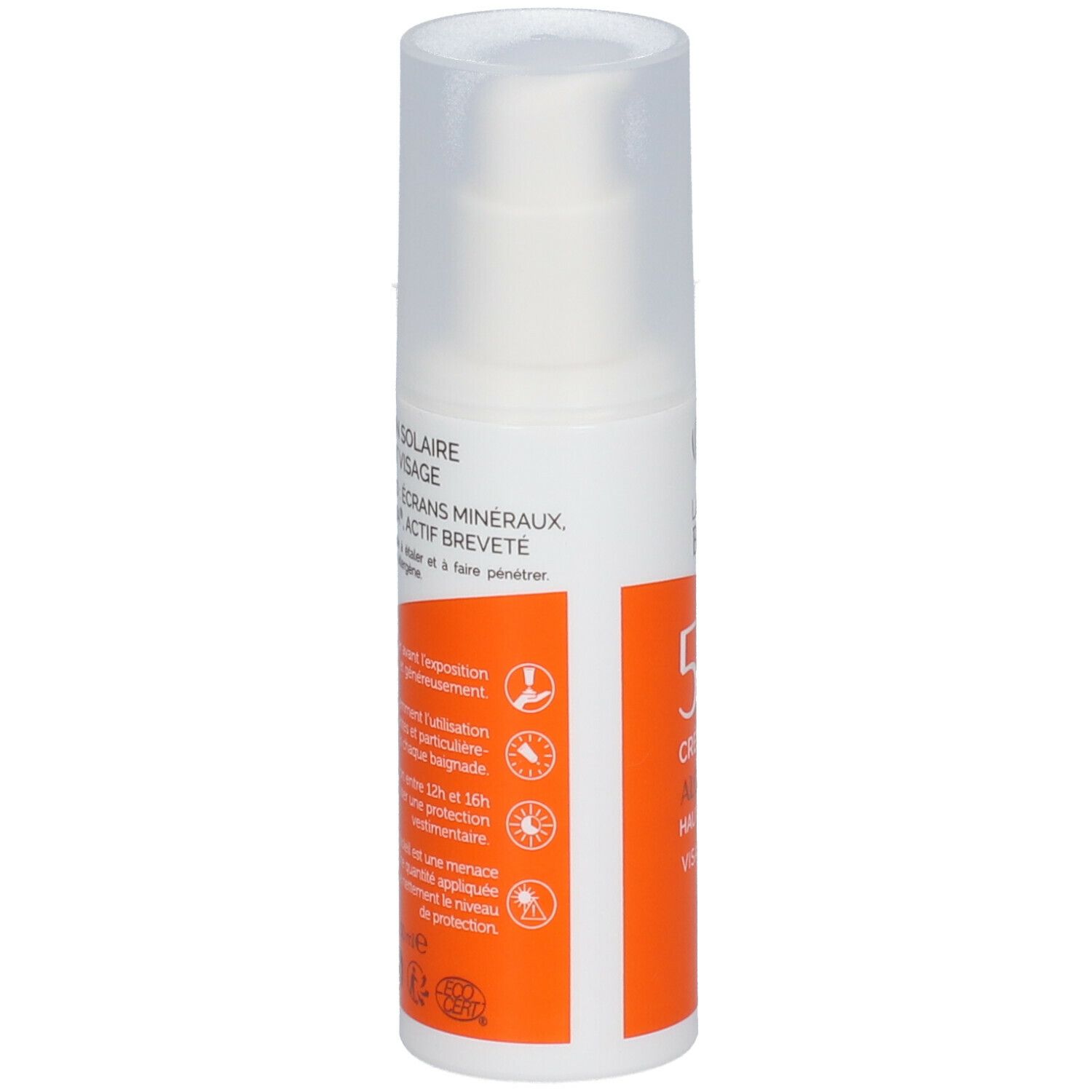 Laboratoires de BIARRITZ ALGAMARIS Crème solaire Visage SPF50 Bio