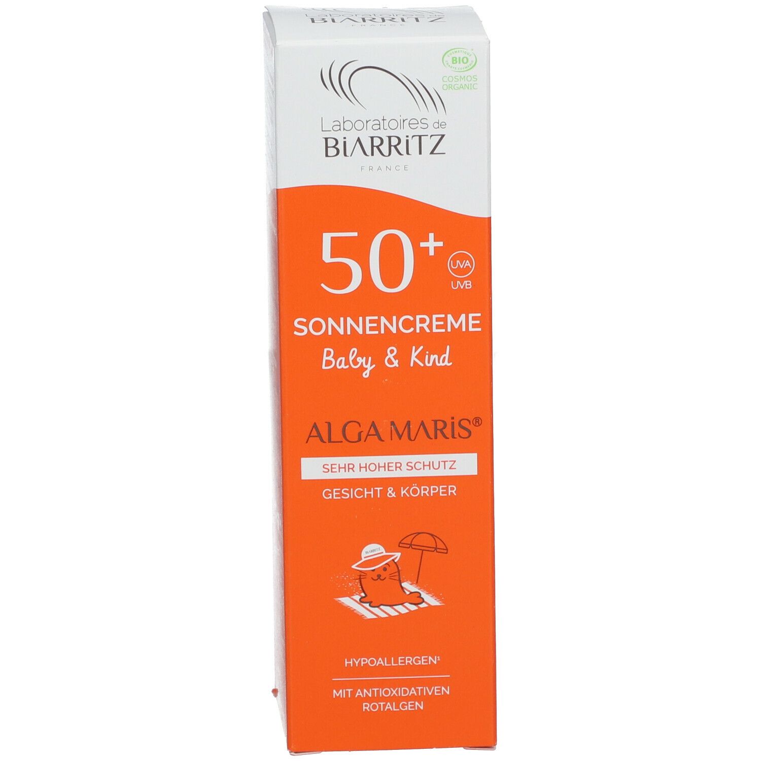 Laboratoires de BIARRITZ ALGAMARIS Crème Solaire Enfant SPF50+ Bio