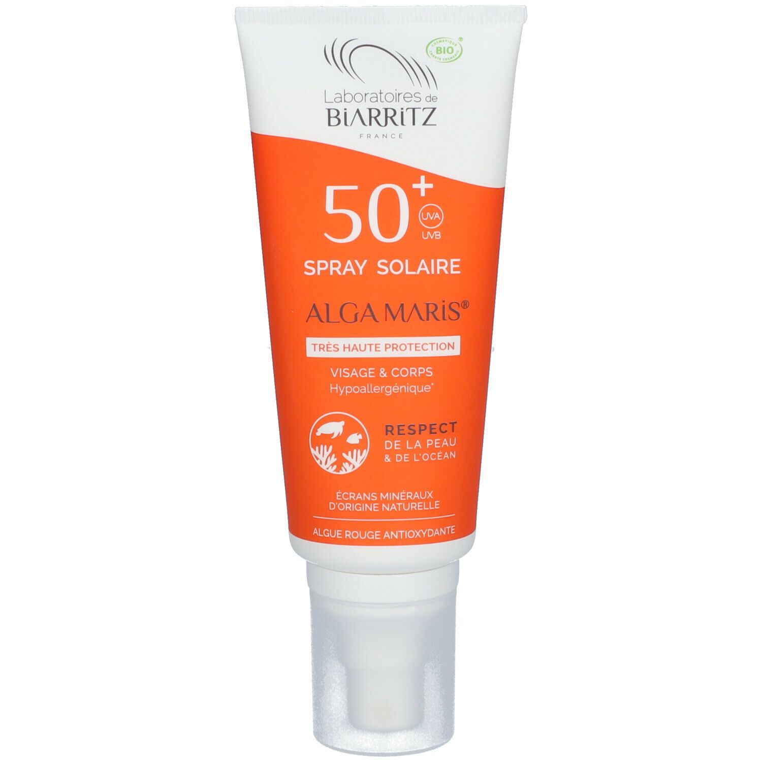 Laboratoires de BIARRITZ ALGA MARIS Bio-Sonnenspray SPF 50+