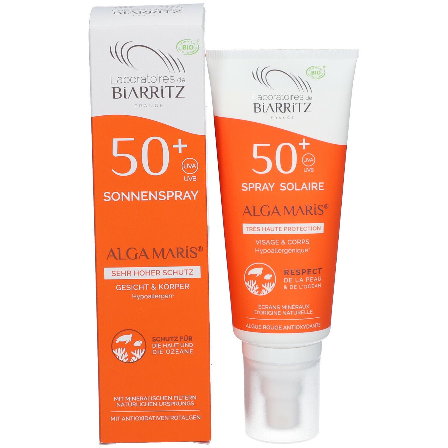 Laboratoires de BIARRITZ ALGA MARIS Bio Spray Solaire SPF 50+