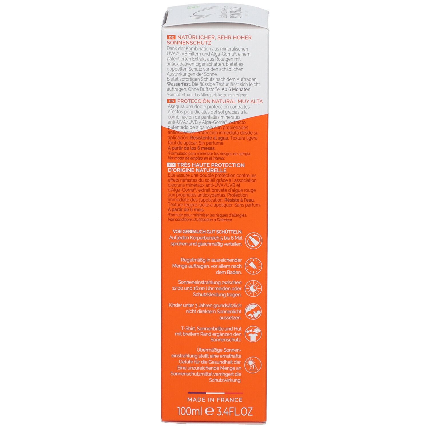 Laboratoires de BIARRITZ ALGA MARIS Bio Spray Solaire SPF 50+