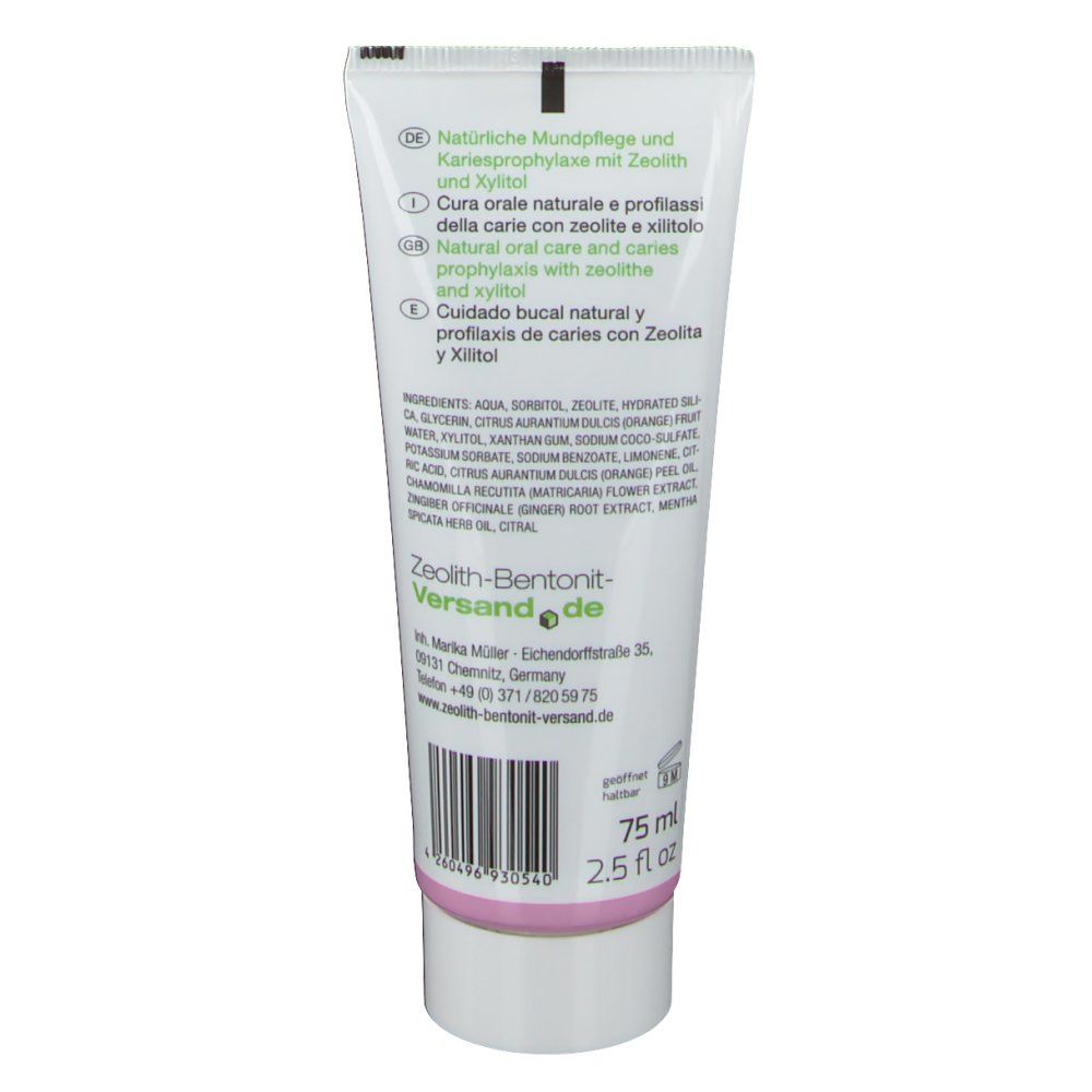ZeolithMED® Dentifrice compatible homéopathique