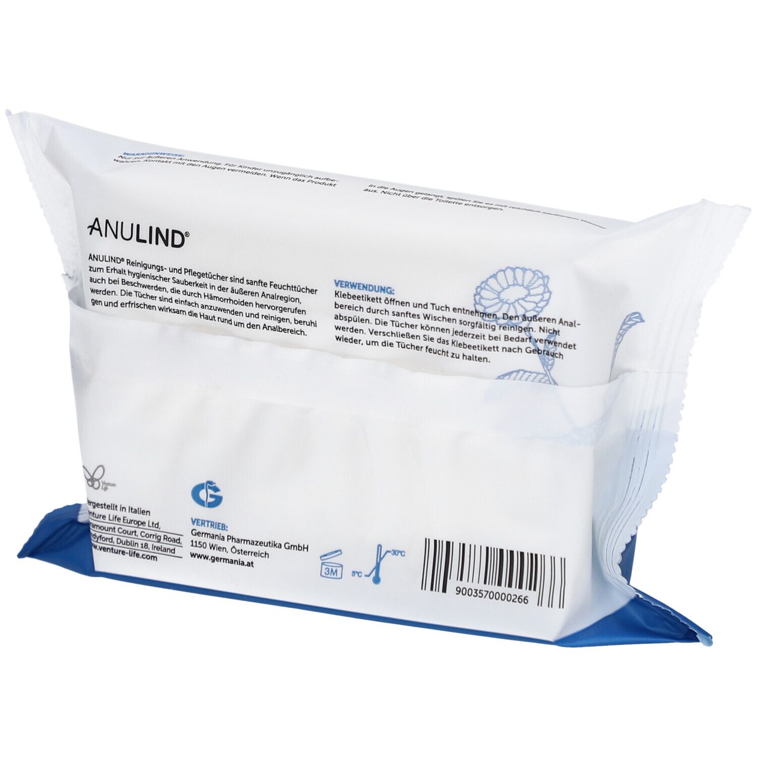 ANULIND® Lingettes nettoyantes et de soins