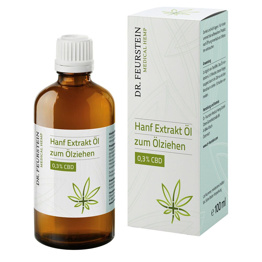 DR. FEUERSTEIN MEDICAL HEMP Hanf Extrakt Öl 0,3 %