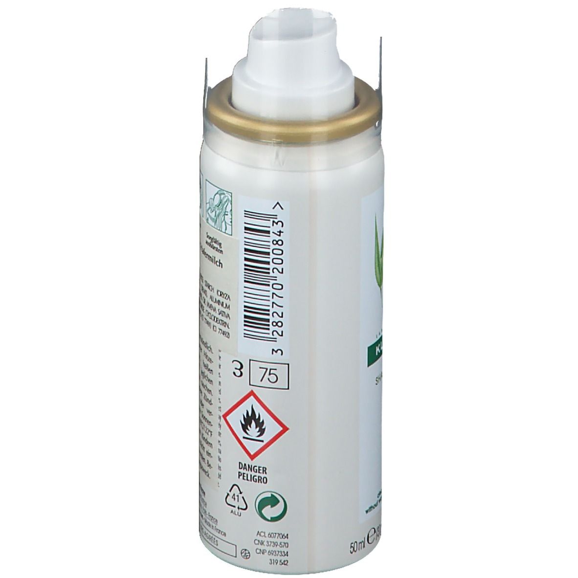 KLORANE shampoing sec au lait d'avoine