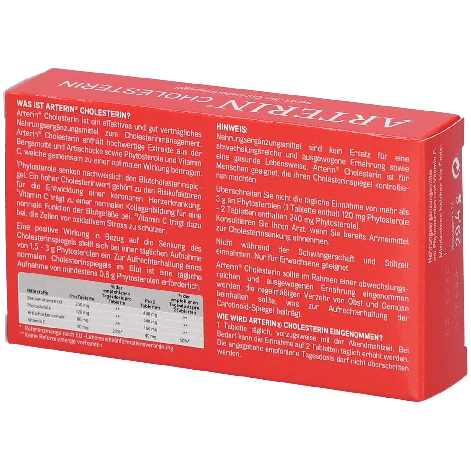 ARTERIN® Cholesterin