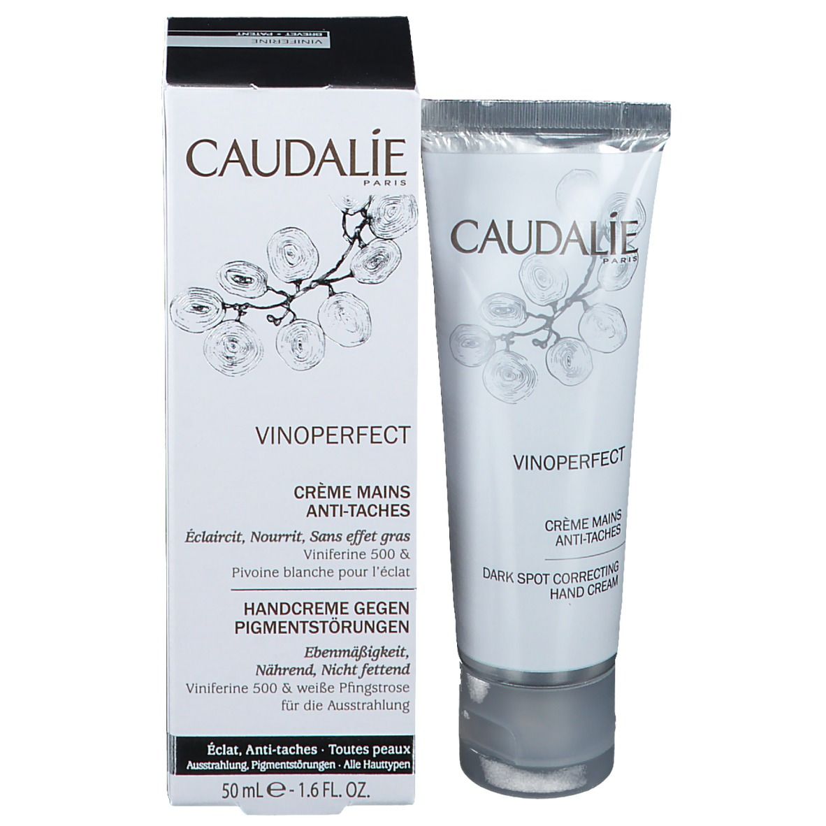 CAUDALIE Vinoperfect Handcreme gegen Pigmentstörungen