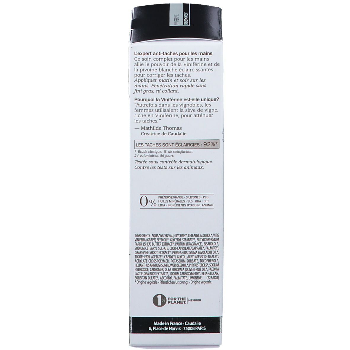 CAUDALIE Vinoperfect Handcreme gegen Pigmentstörungen