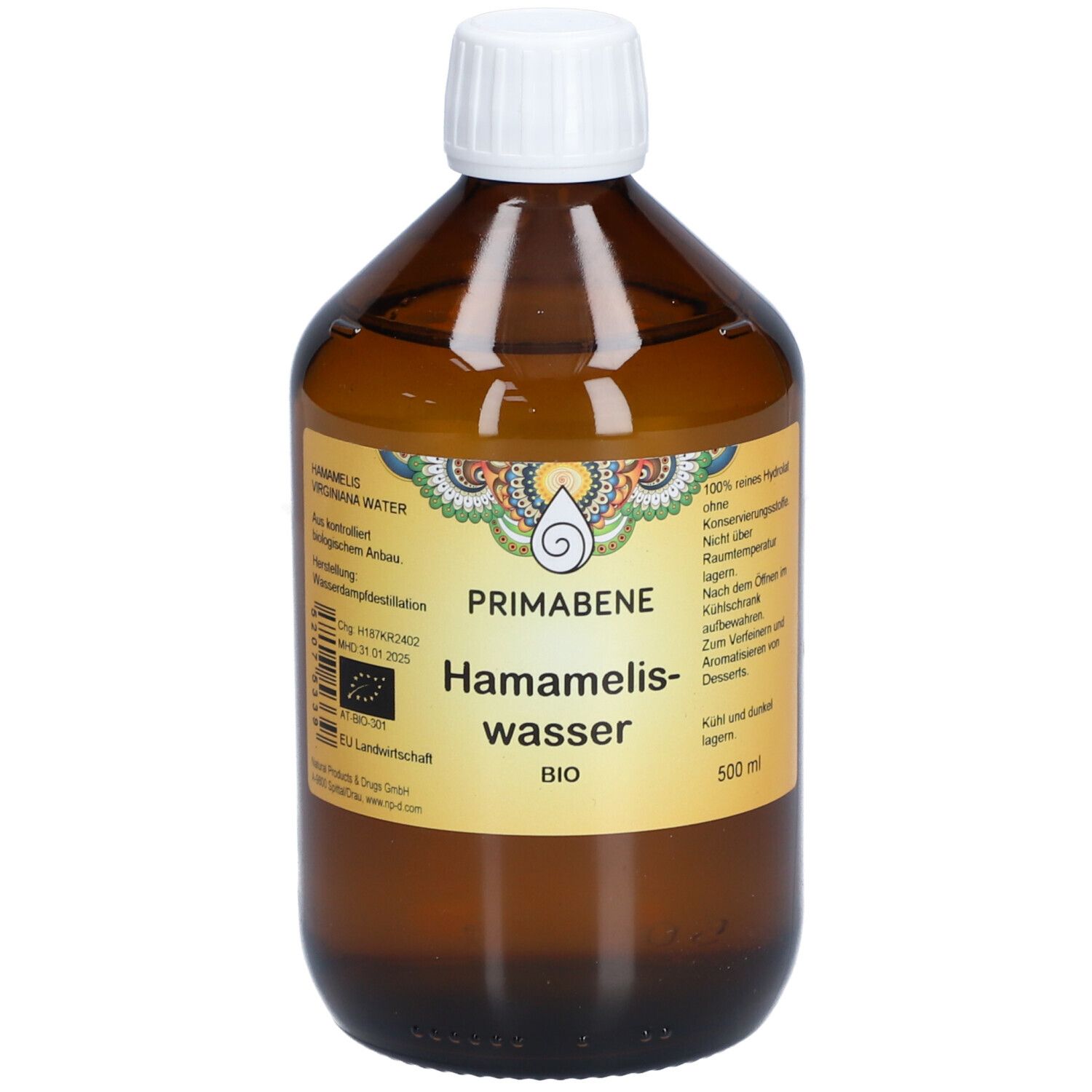 PRIMABENE Eau d'hamamelis bio