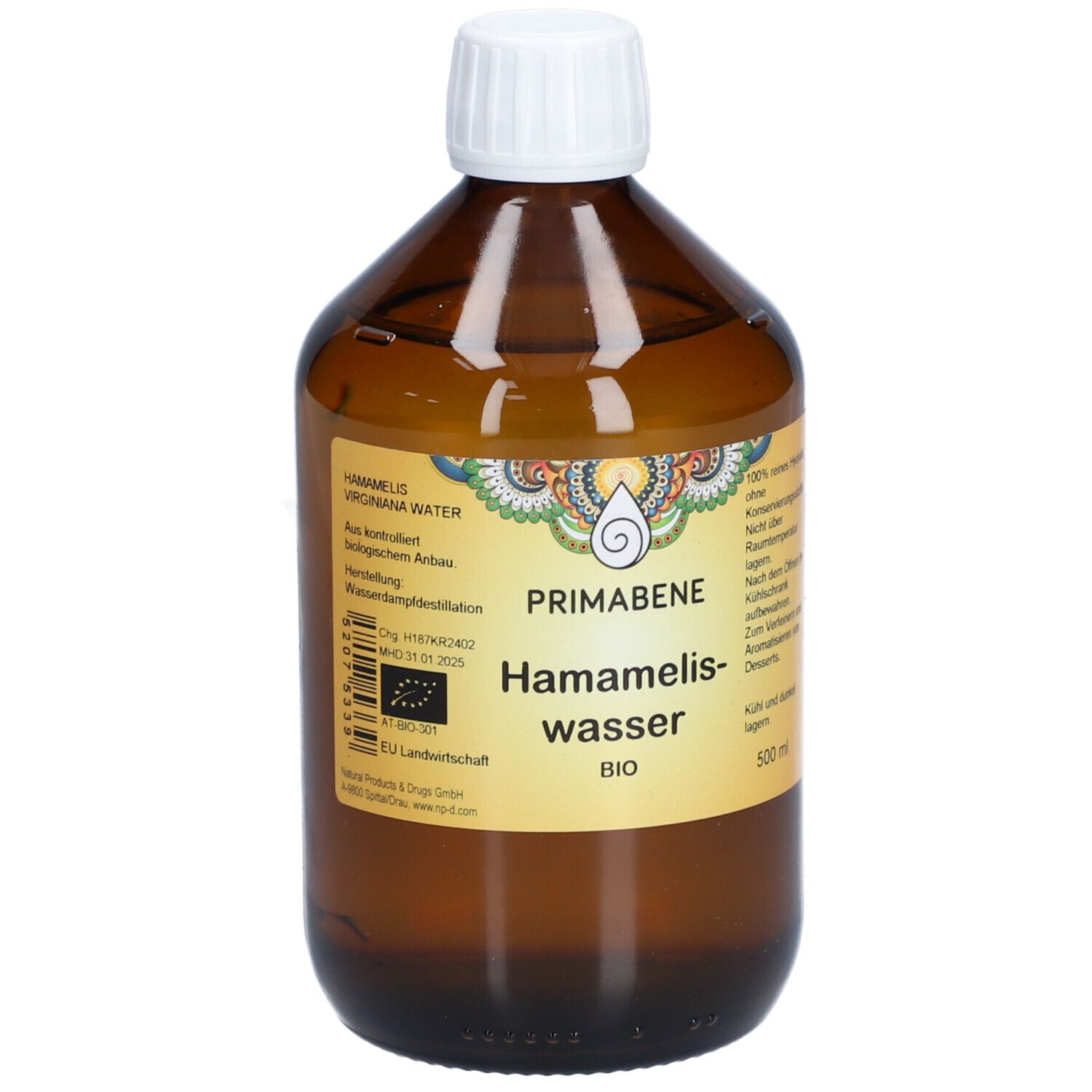 PRIMABENE Eau d'hamamelis bio