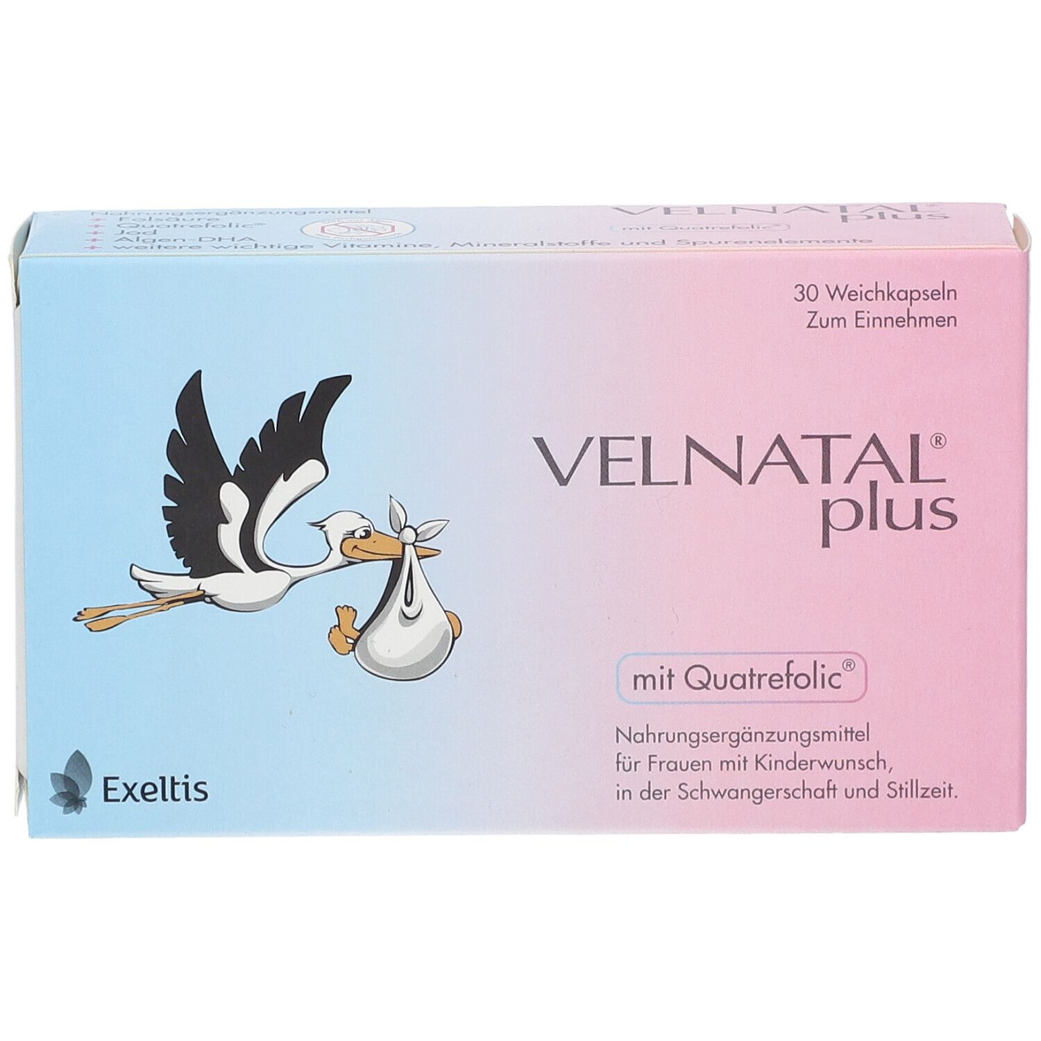 VELNATAL® plus avec Quatrefolic®