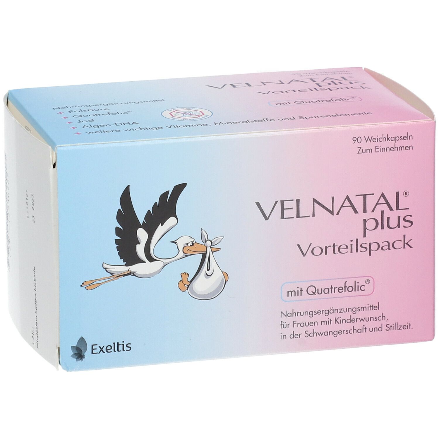 VELNATAL® plus mit Quatrefolic®