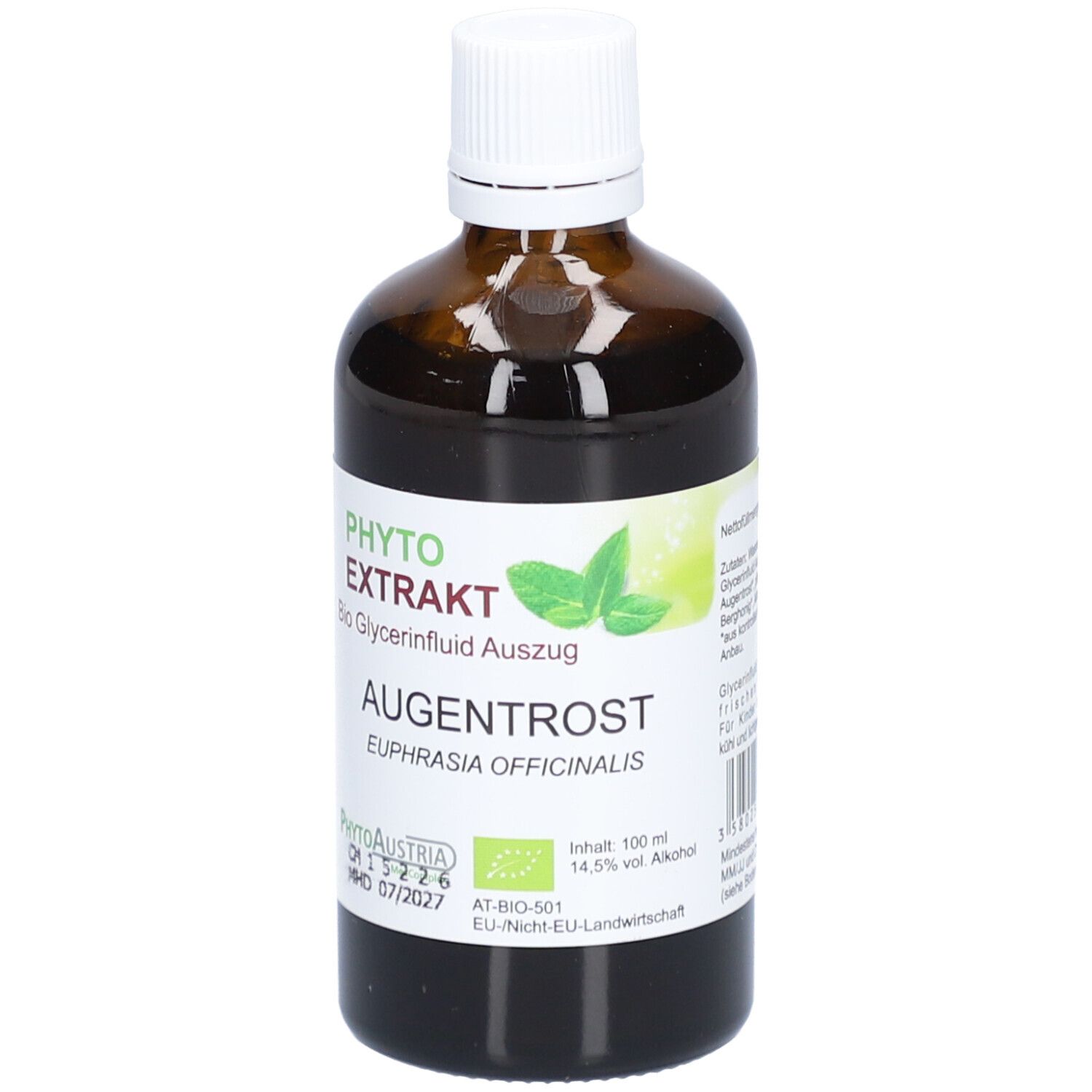 Augentrost Tinktur Bio Phyto Extrakt