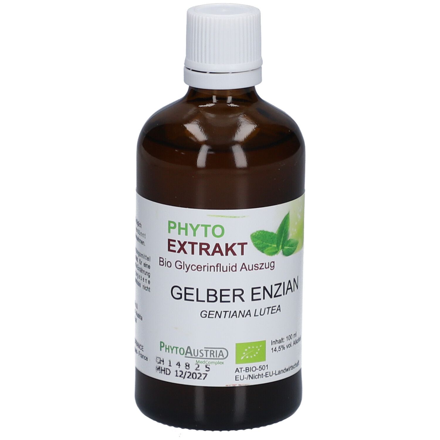 Gelber Enzian Tinktur Bio Phyto Extrakt