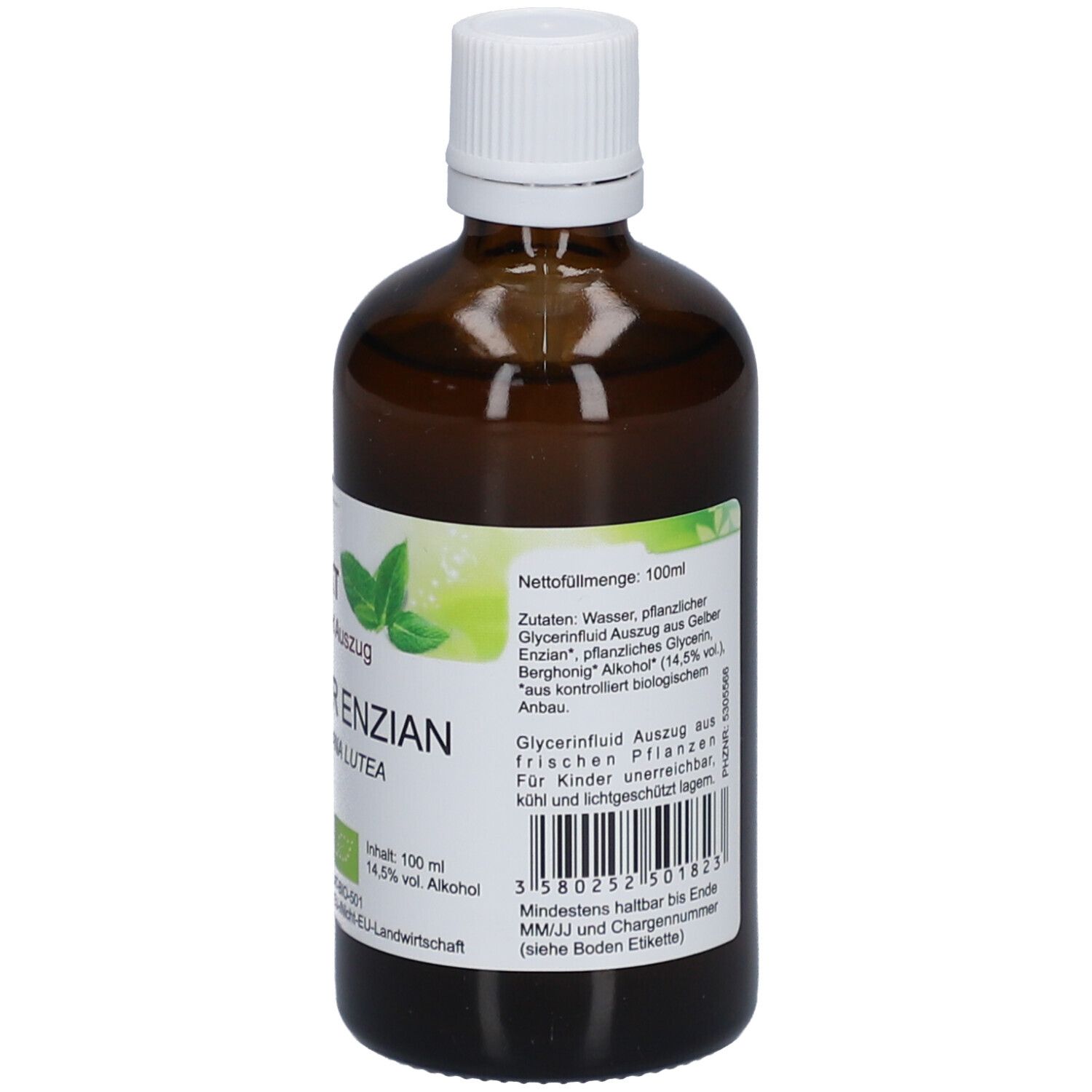 Gelber Enzian Tinktur Bio Phyto Extrakt