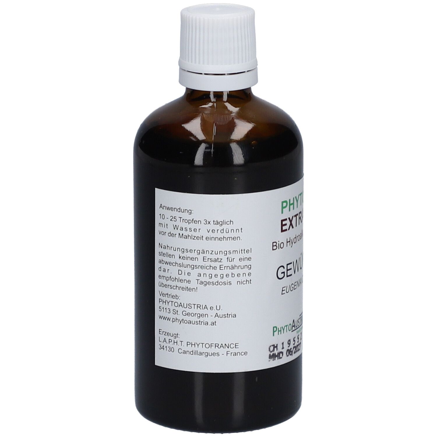 Gewürznelke Tinktur Bio Phyto Extrakt