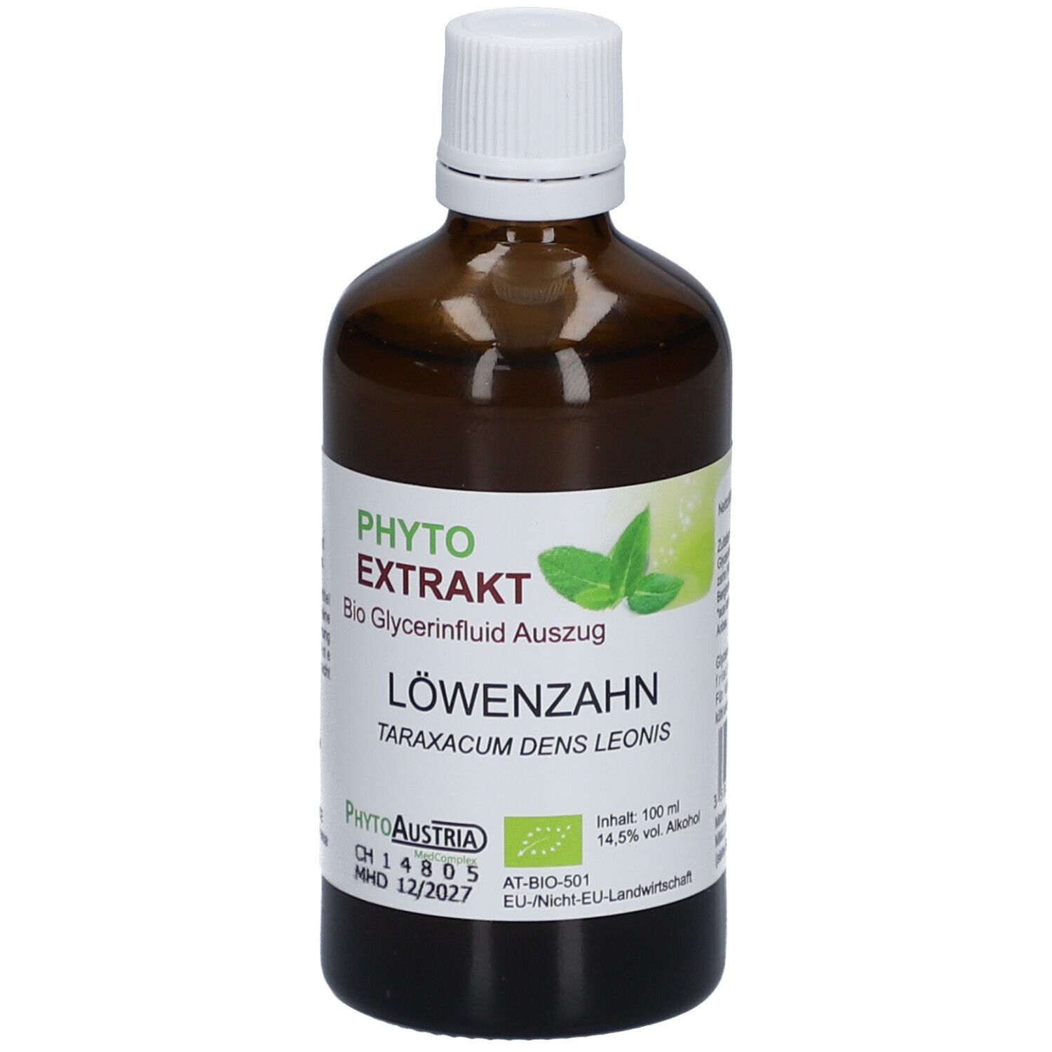 Löwenzahn Tinktur Bio Phyto Extrakt