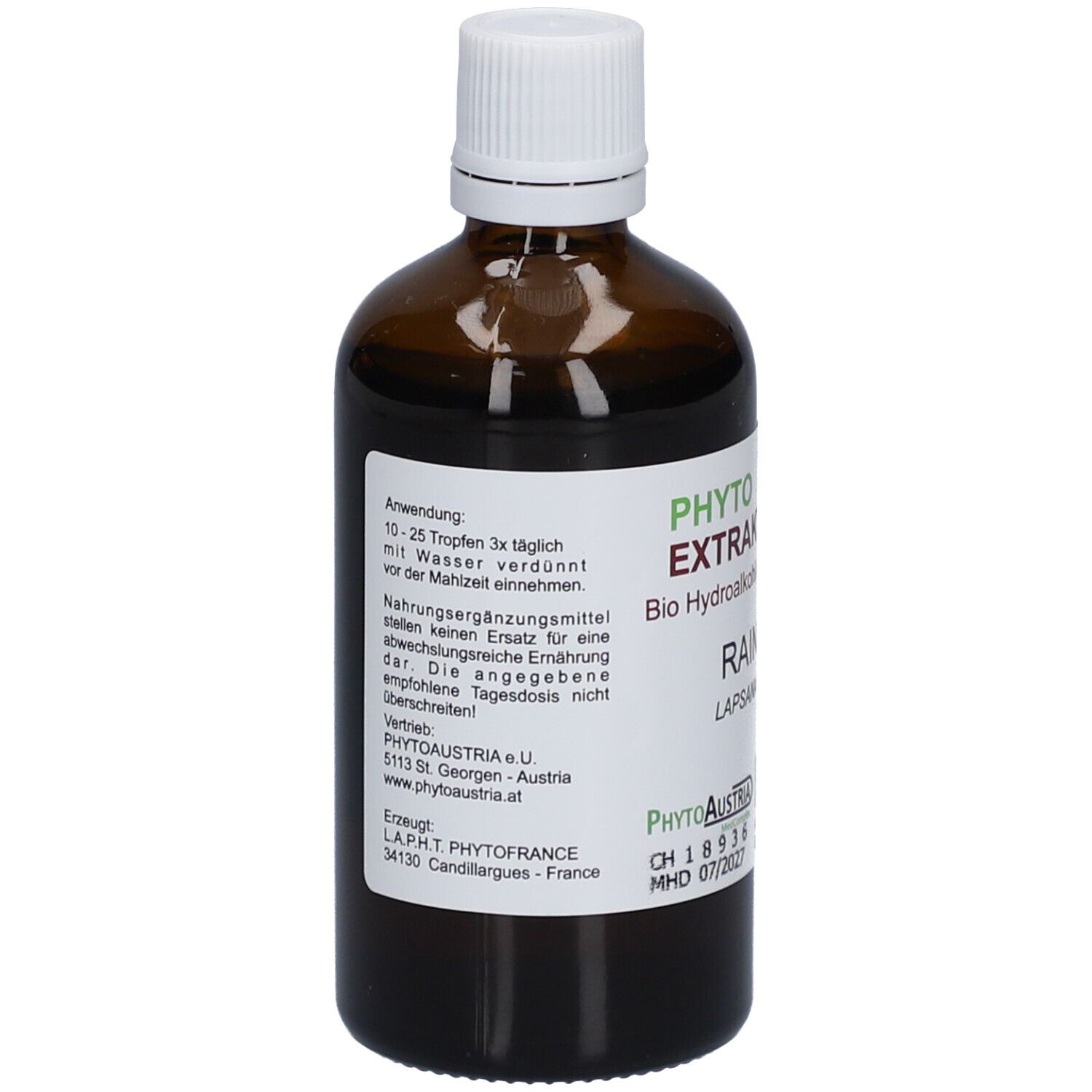 PHYTOAUSTRIA Phyto Extrakt Teinture mère de chou de Bruxelles Bio
