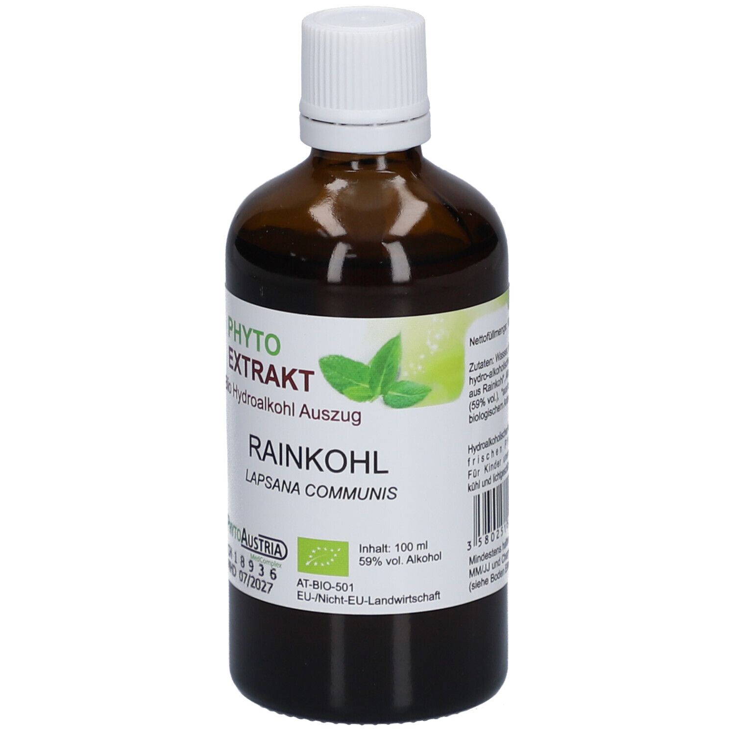 PHYTOAUSTRIA Phyto Extrakt Teinture mère de chou de Bruxelles Bio