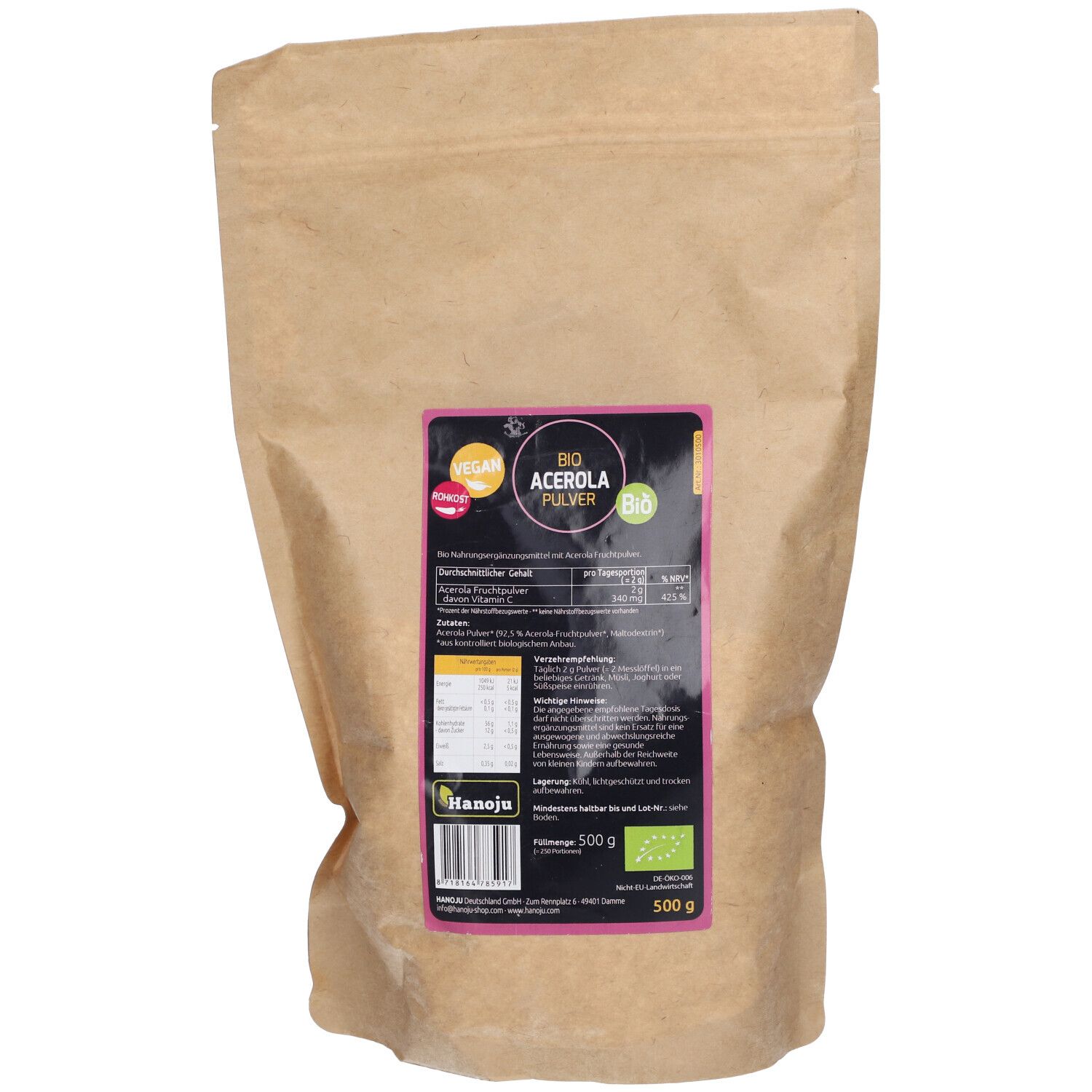 Hanoju BIO ACEROLA POUDRE