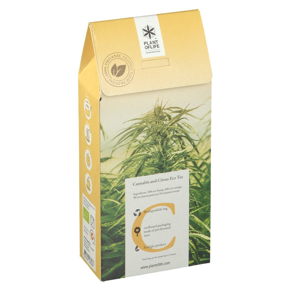 PLANTOFLIFE Cannabis Thé Citrus