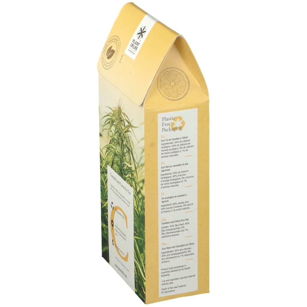 PLANTOFLIFE Cannabis Thé Citrus