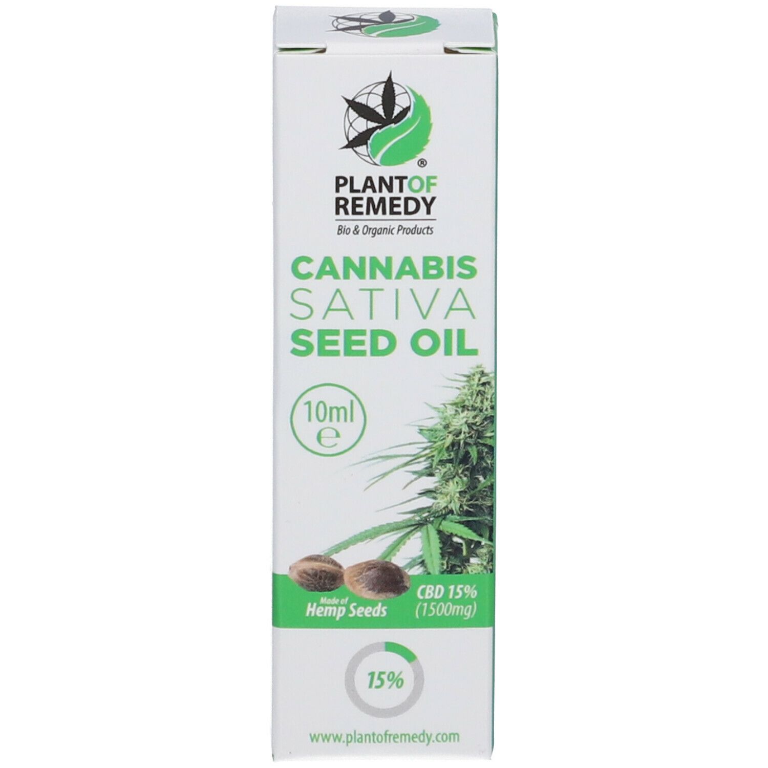 PLANTOFREMEDY® CANNABIS SATIVA OIL 15 % CBD