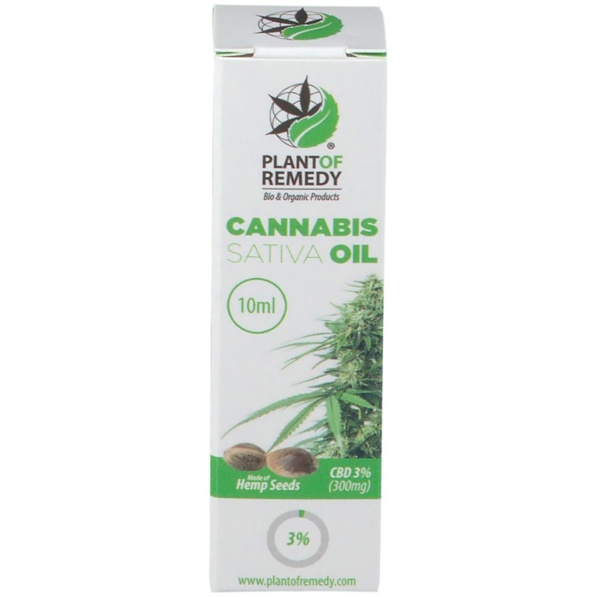 PLANTOFREMEDY® CANNABIS SATIVA OIL 3 % CBD