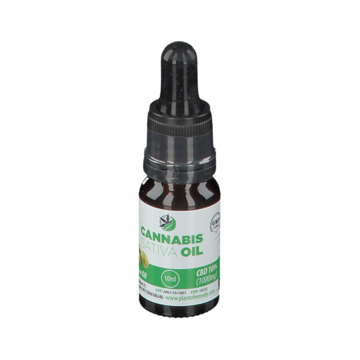 PLANTOFREMEDY® CANNABIS SATIVA OIL avec huile d'olive 10 % CBD