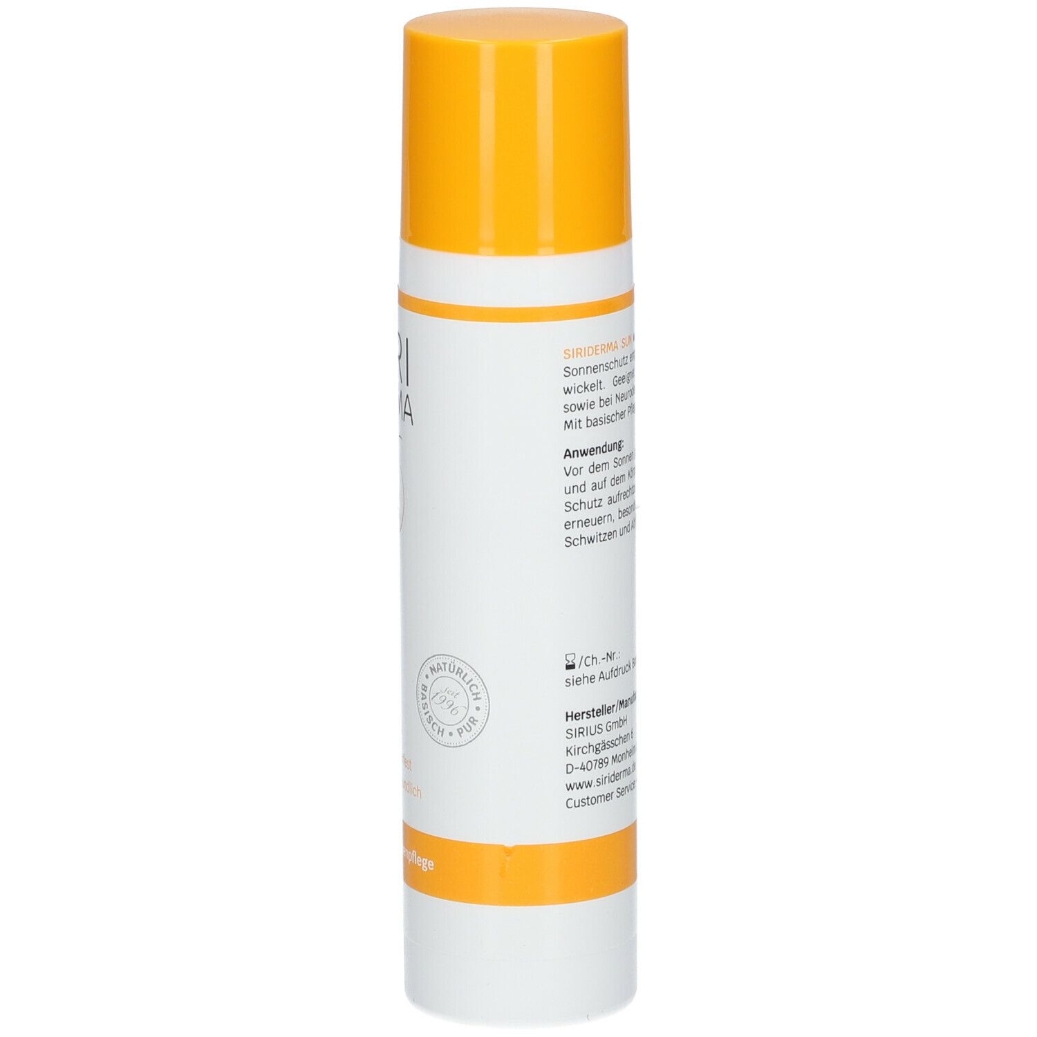 SIRIDERMA Crème solaire SPF 30