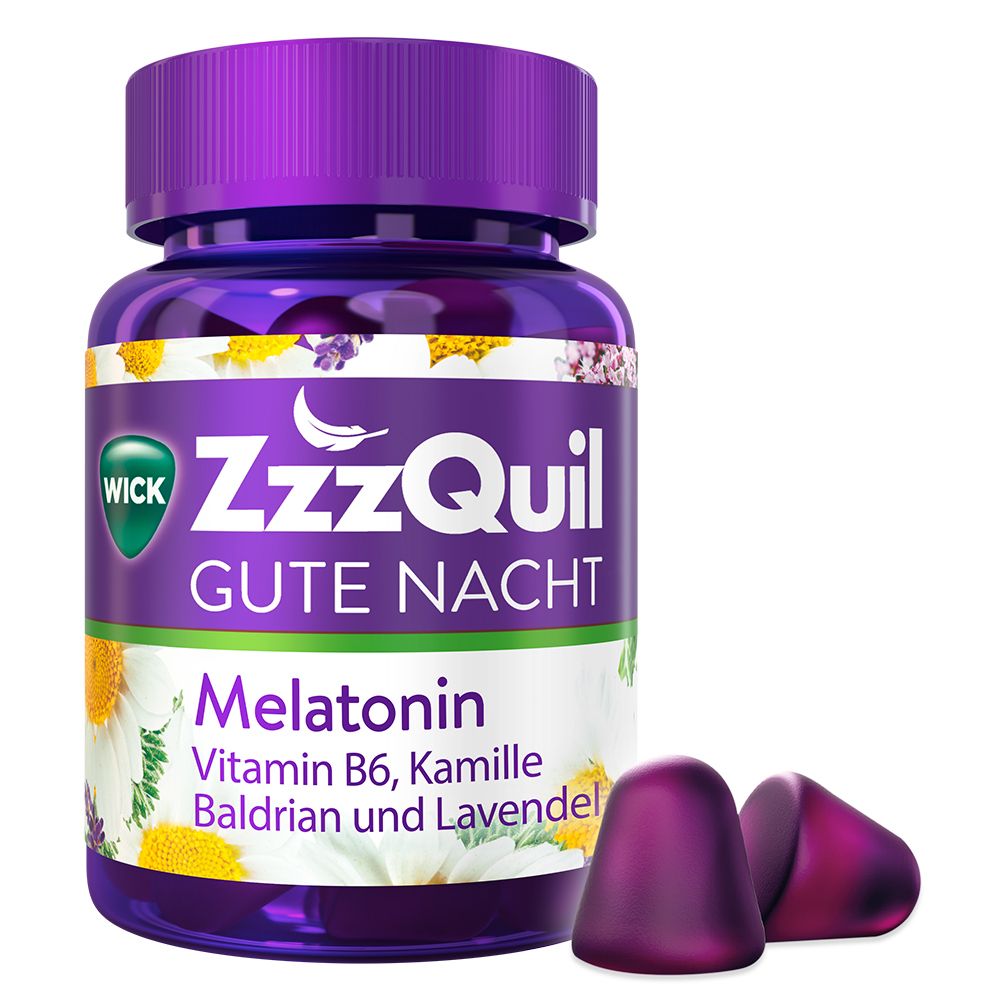 WICK ZzzQuil Bonne nuit avec mélatonine