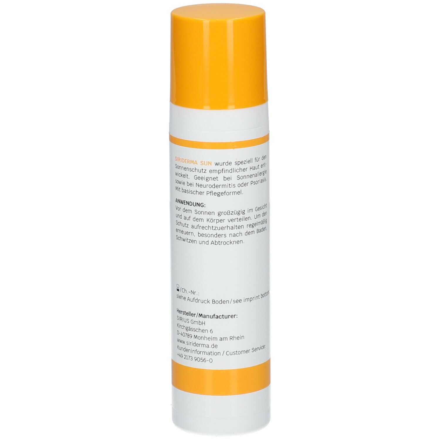 SIRIDERMA Crème solaire SPF 30