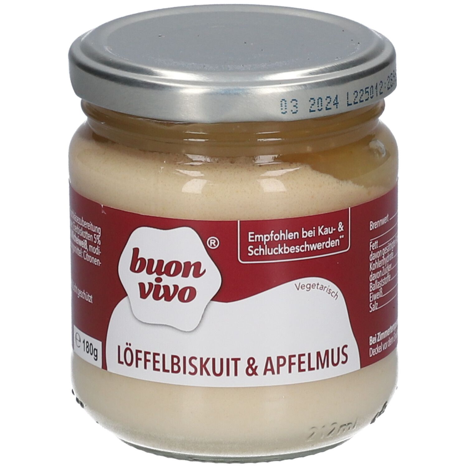 buonvivo® LÖFFEELBISKUIT & APFELMUS