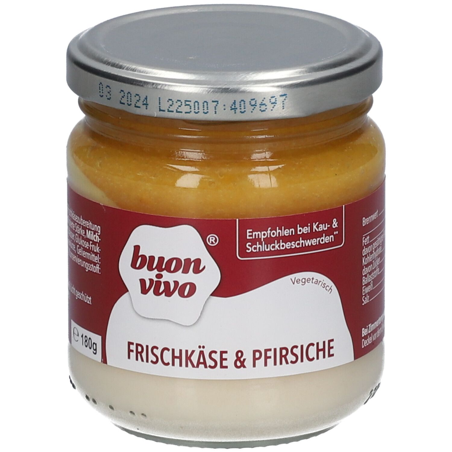 BUONVIVO® Fromage frais & Pêche