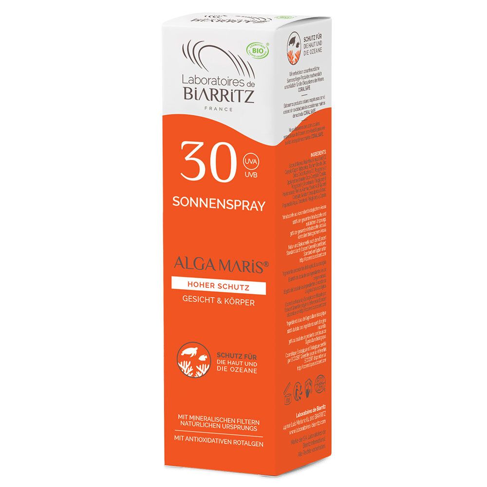 Laboratoires de BIARRITZ ALGAMARIS Spray solaire bio SPF 30