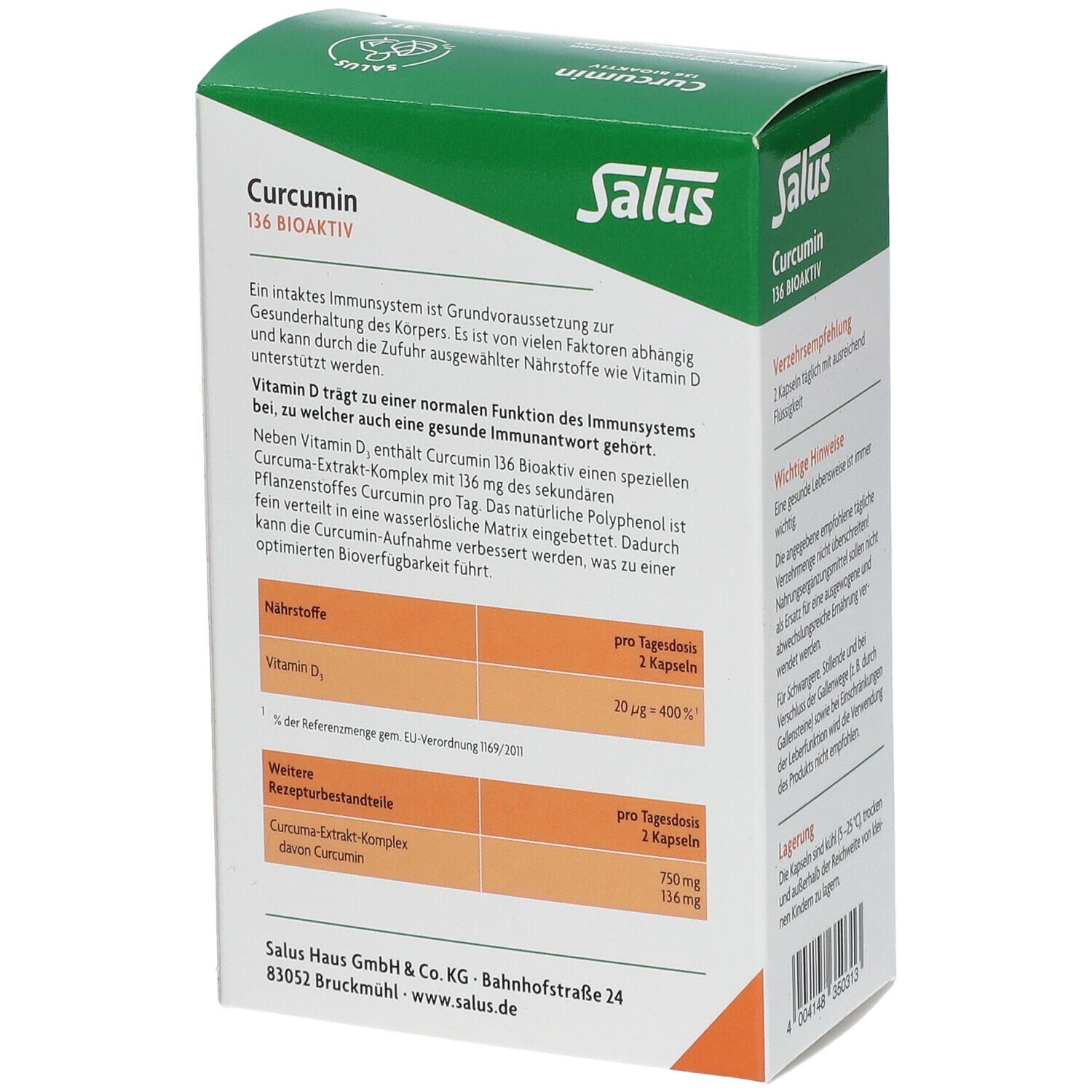 Salus® Curcumin 136 Bioaktiv