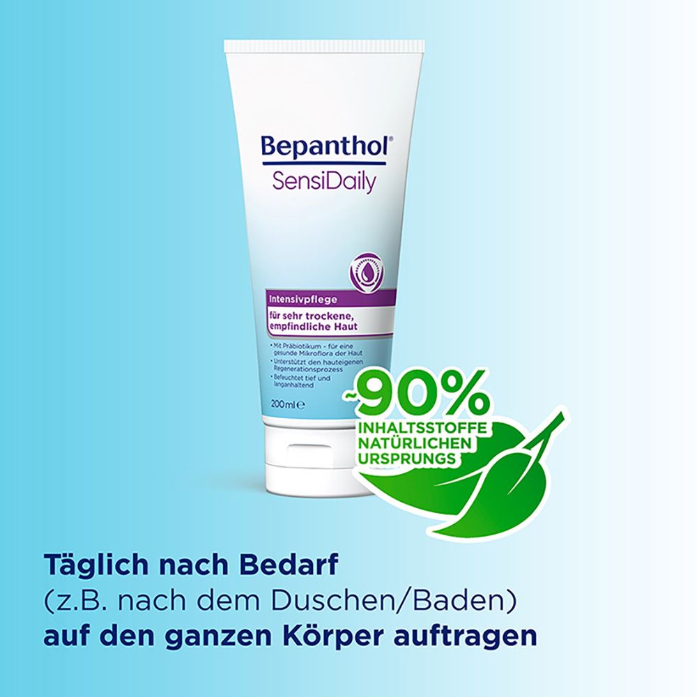 Bepanthol® SensiDaily Intensivpflege für sehr trockene, empfindliche Haut