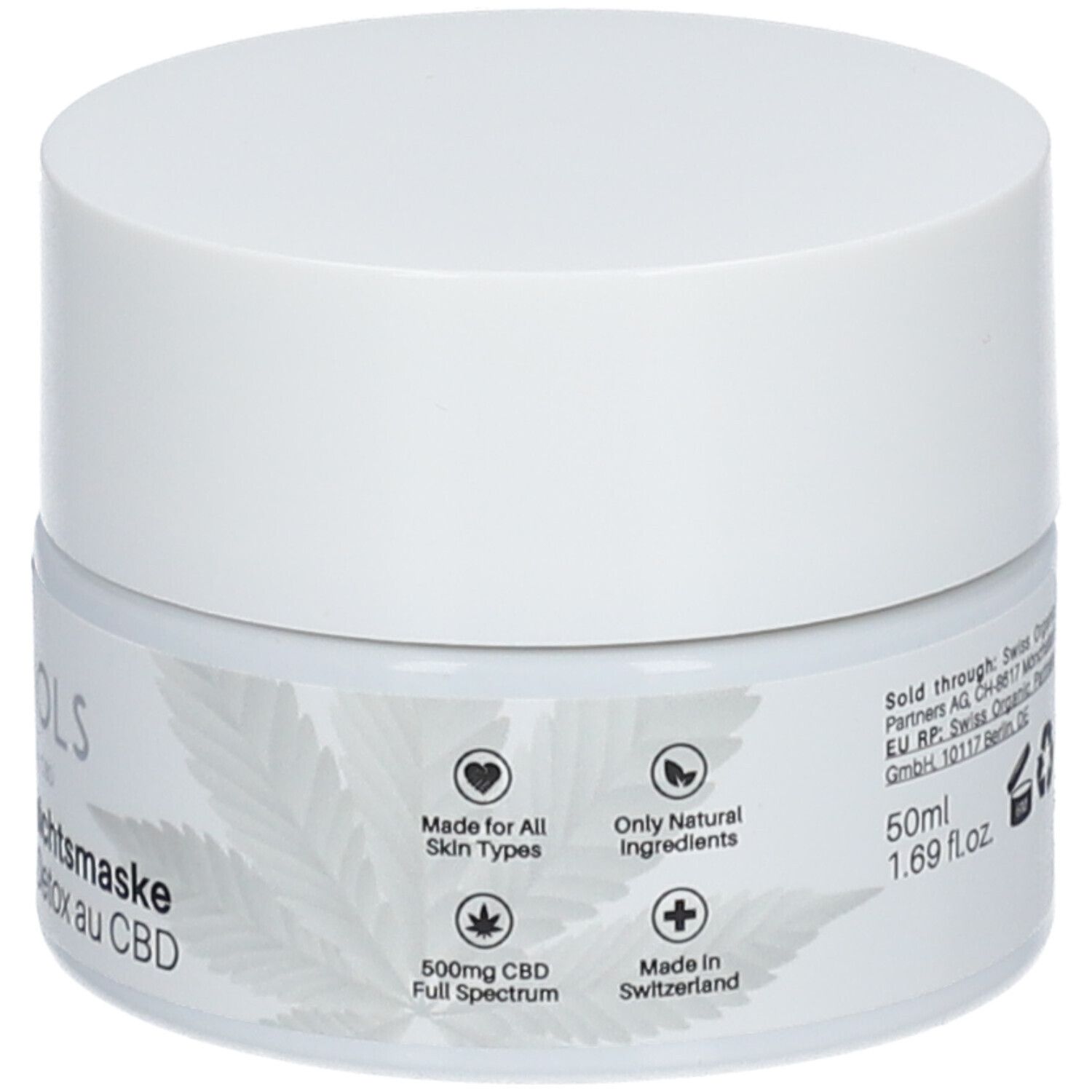 ALPINOLS Detox CBD Masque pour le visage à l'aloe vera et à l'argile