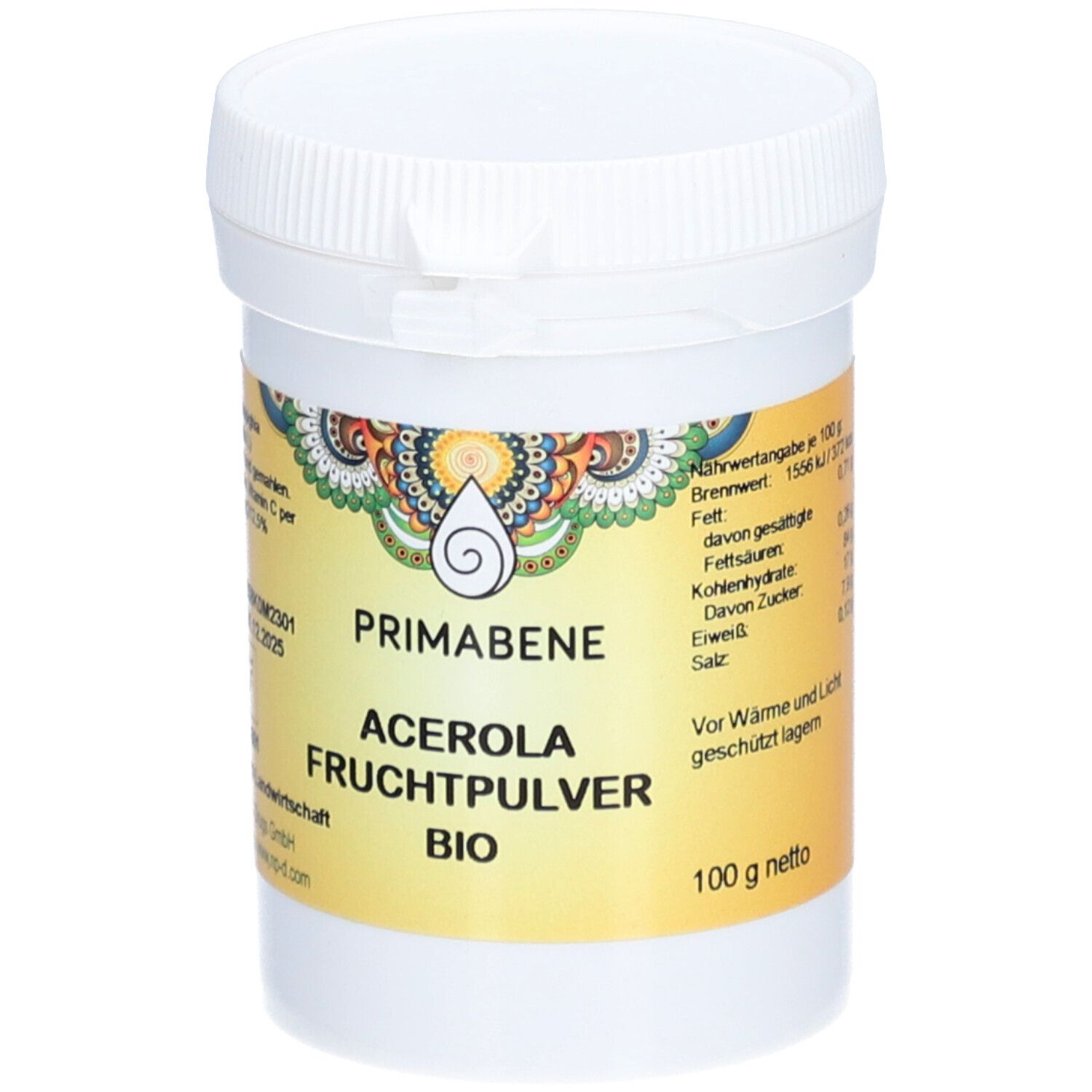 PRIMABENE Acérola en poudre