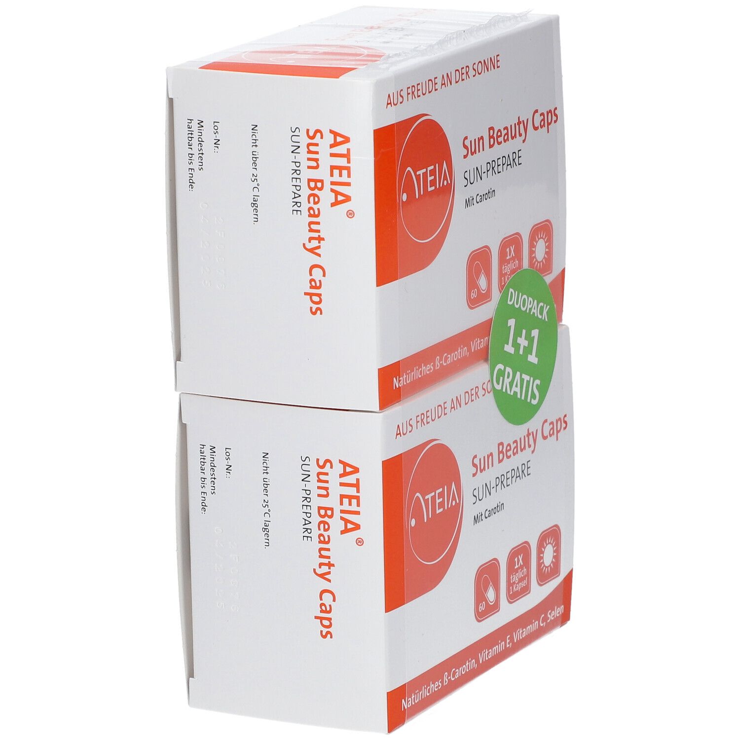ATEIA® Sun Beauty Caps à la carotine