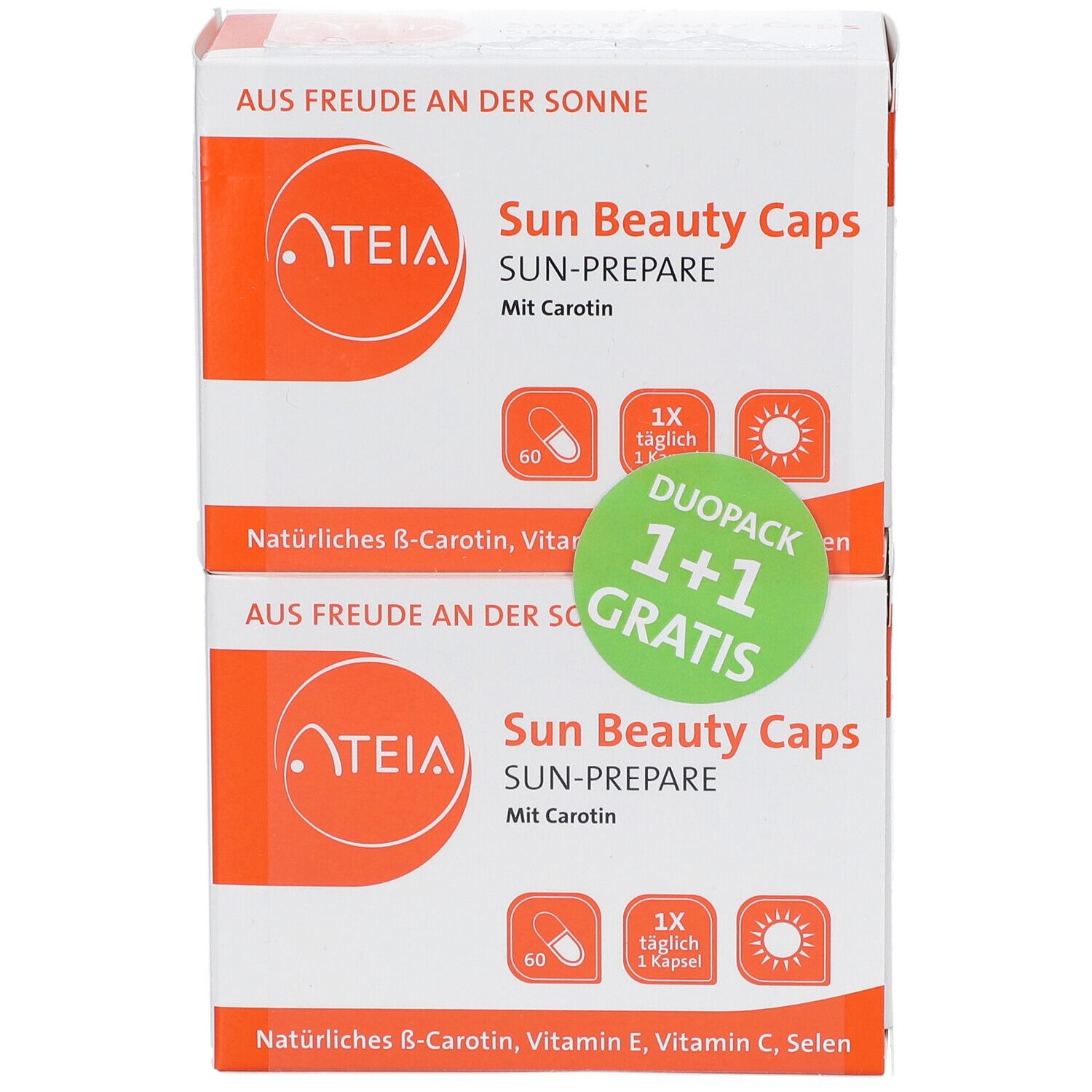 ATEIA® Sun Beauty Caps à la carotine