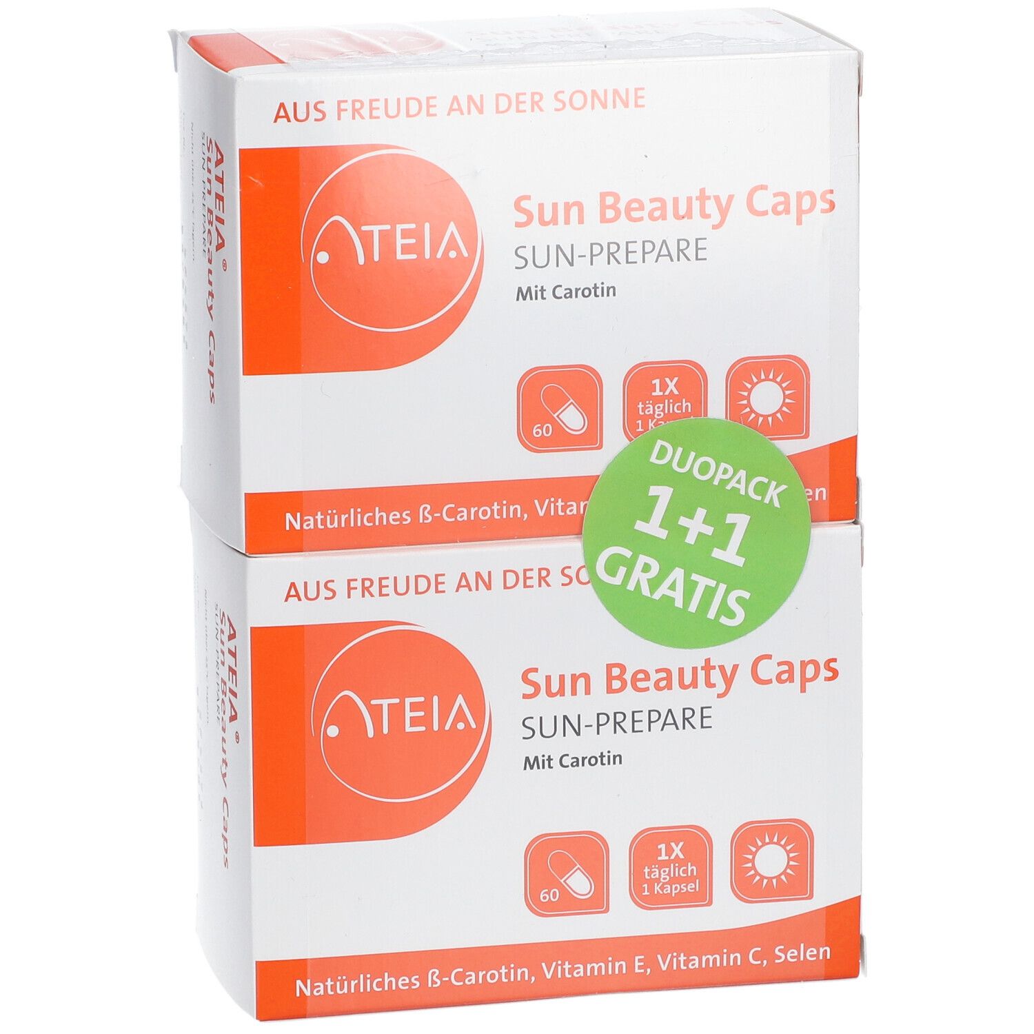 ATEIA® Sun Beauty Caps à la carotine