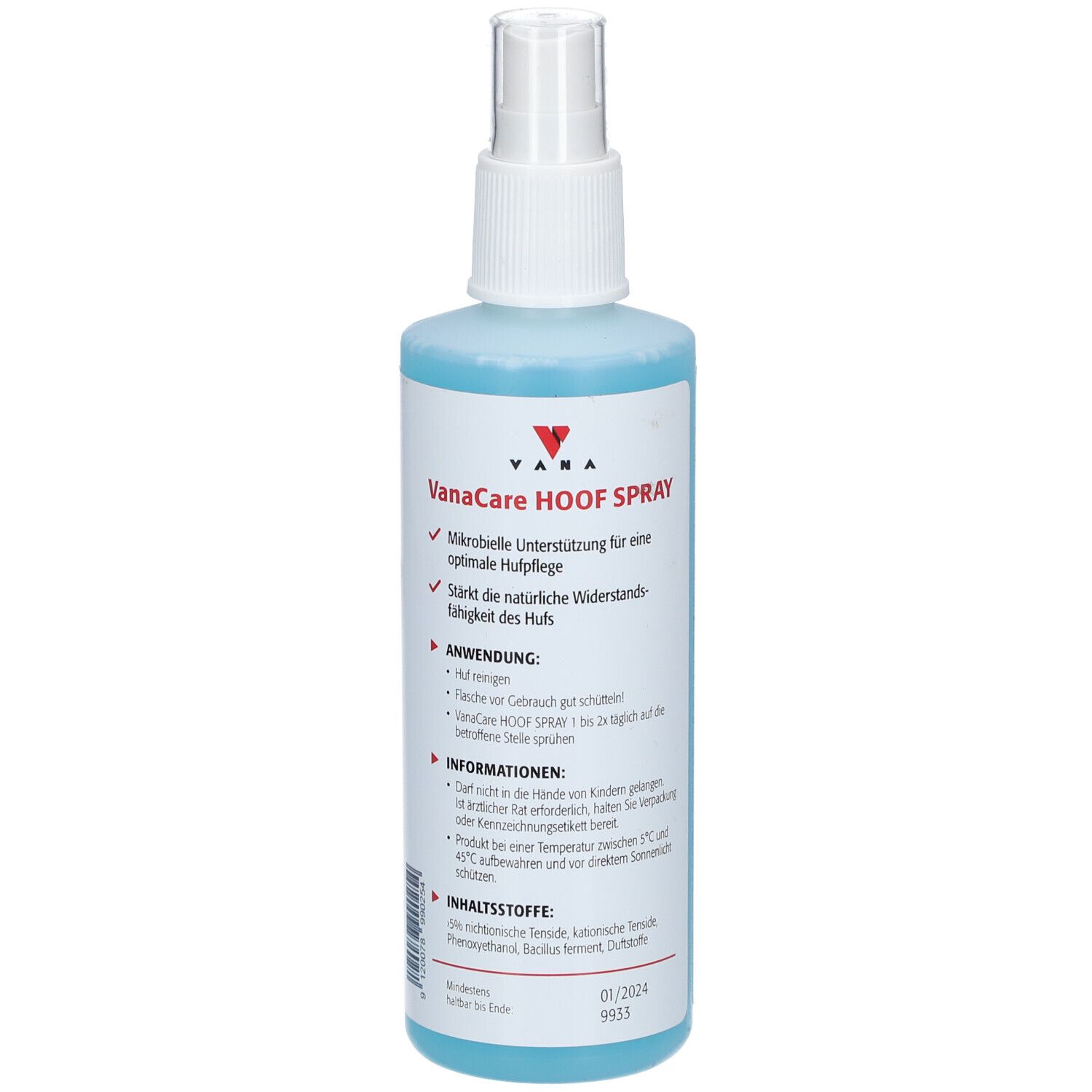 VanaCare Hoof Spray Soin probiotique pour sabots de chevaux