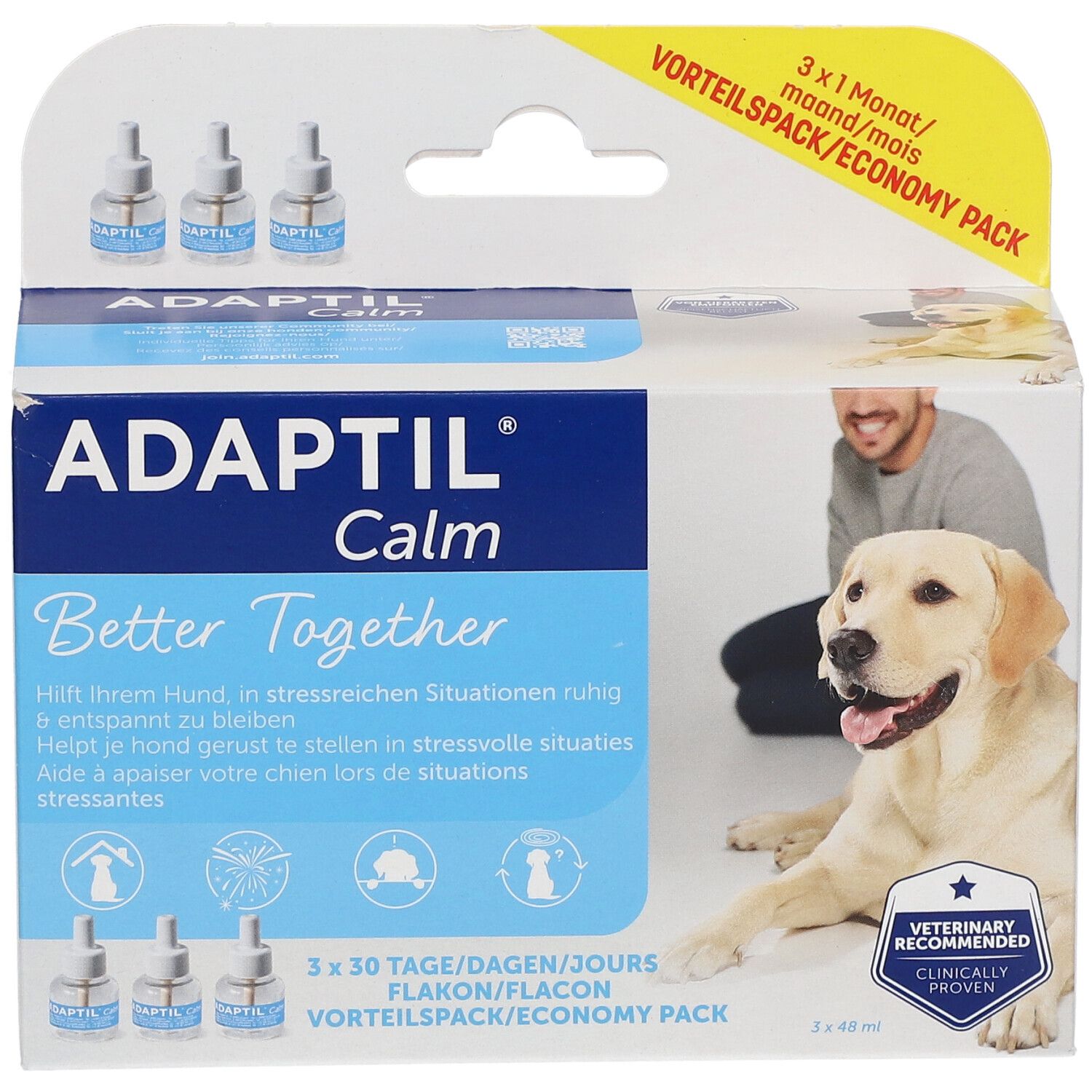 ADAPTIL® Flacon de recharge - Apaise le stress des animaux